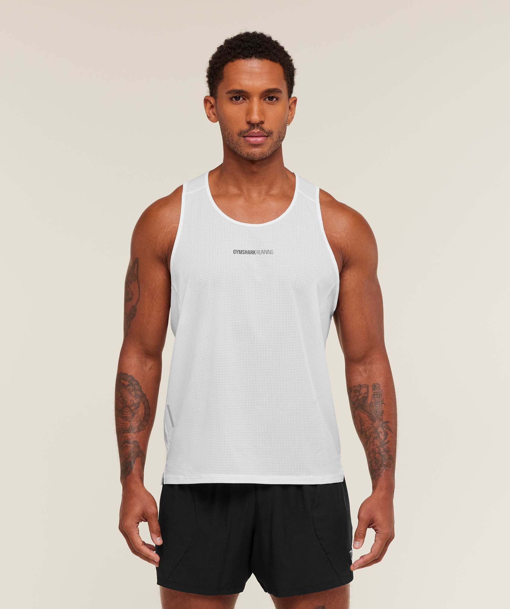 Gymshark Running Tank - White - Image 7