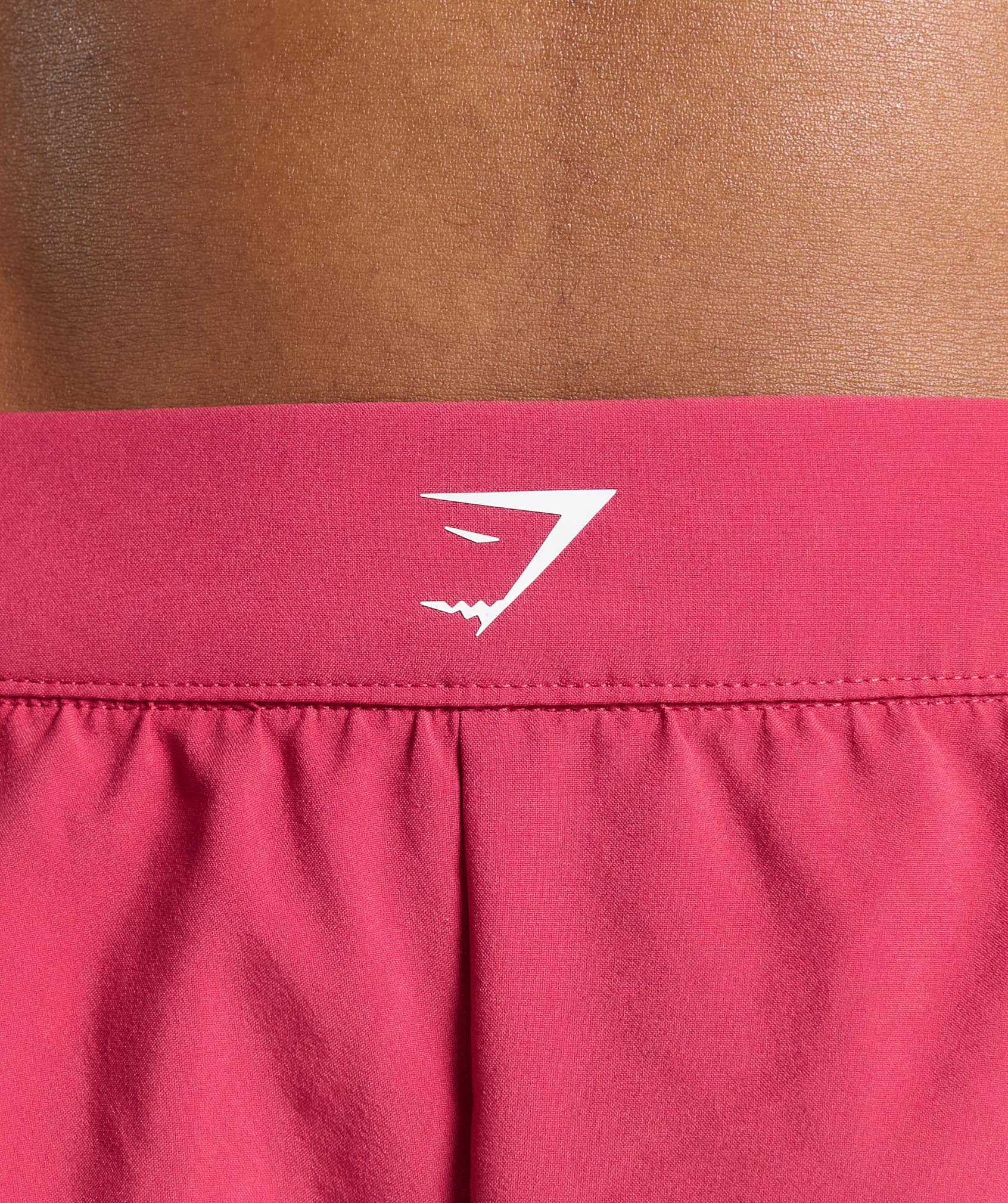 Gymshark Scallop Hem Shaped Shorts - Vintage Pink - Image 6