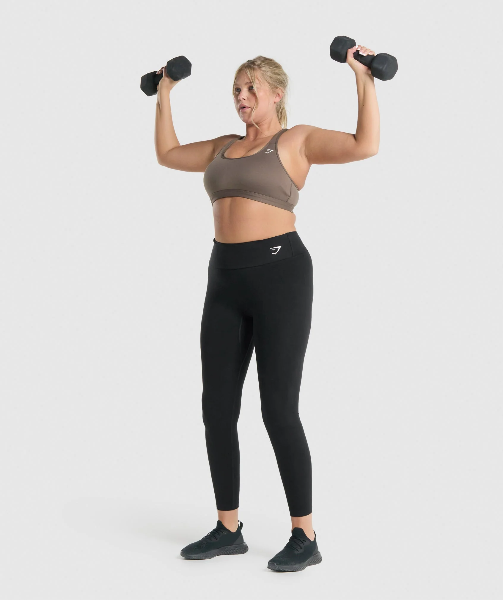Gymshark Scoop Neck Sports Bra - Brown - Image 4
