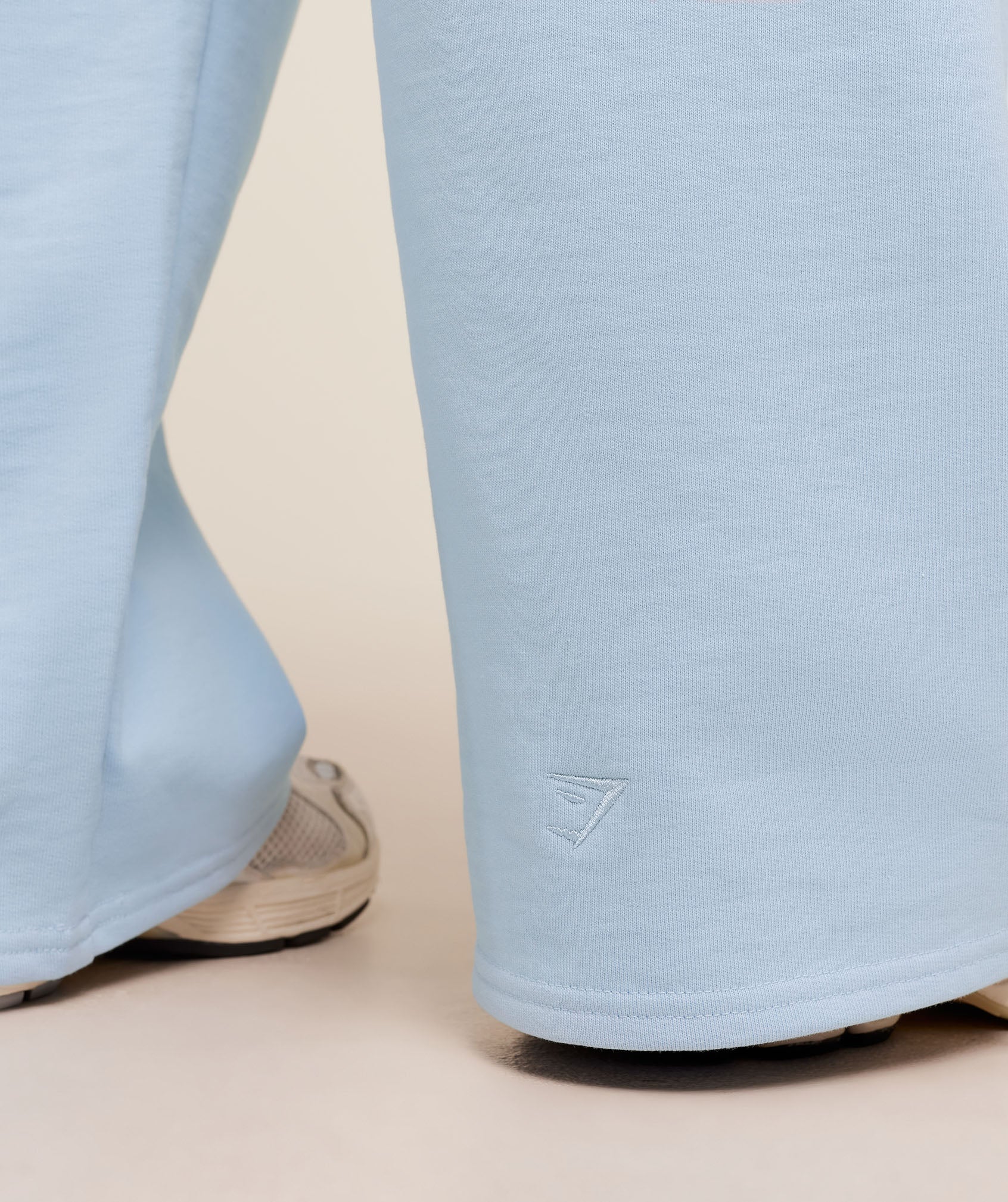 Gymshark Script Embroidery Joggers - Chilled Blue - Image 6
