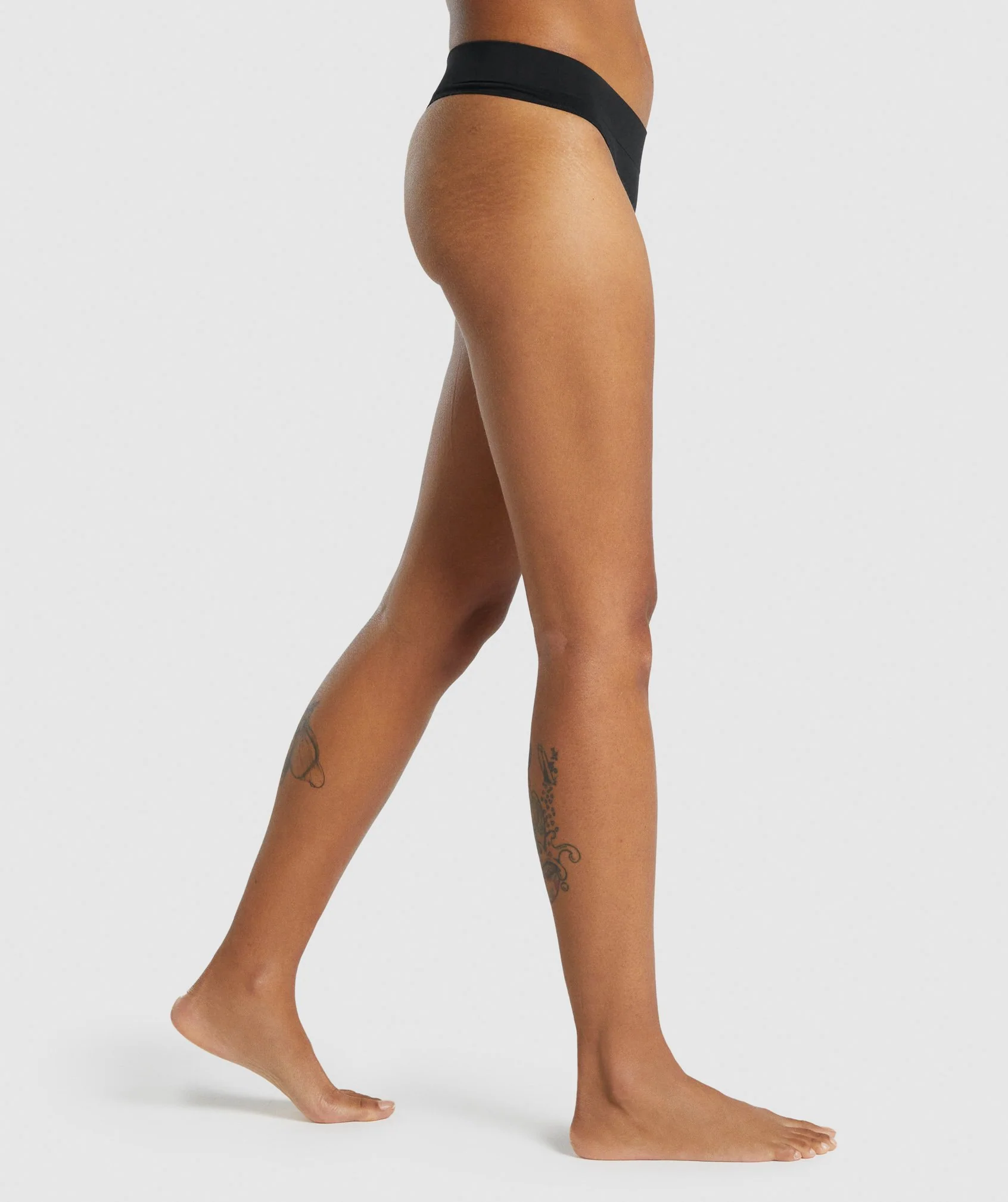 Gymshark Seamless Thong - Black - Image 3