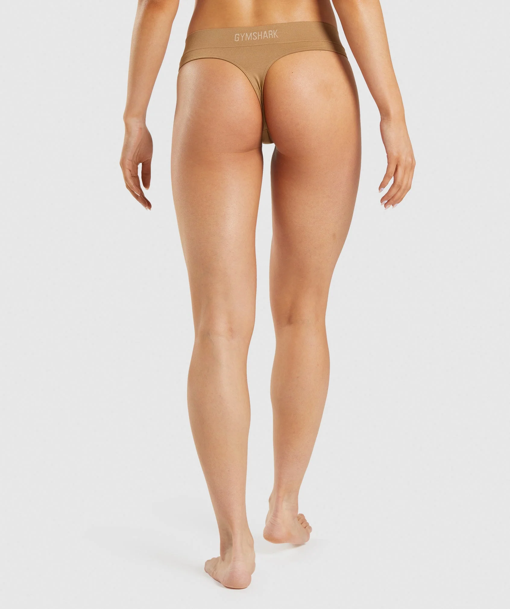 Gymshark Seamless Thong - Golden Light Brown - Image 2