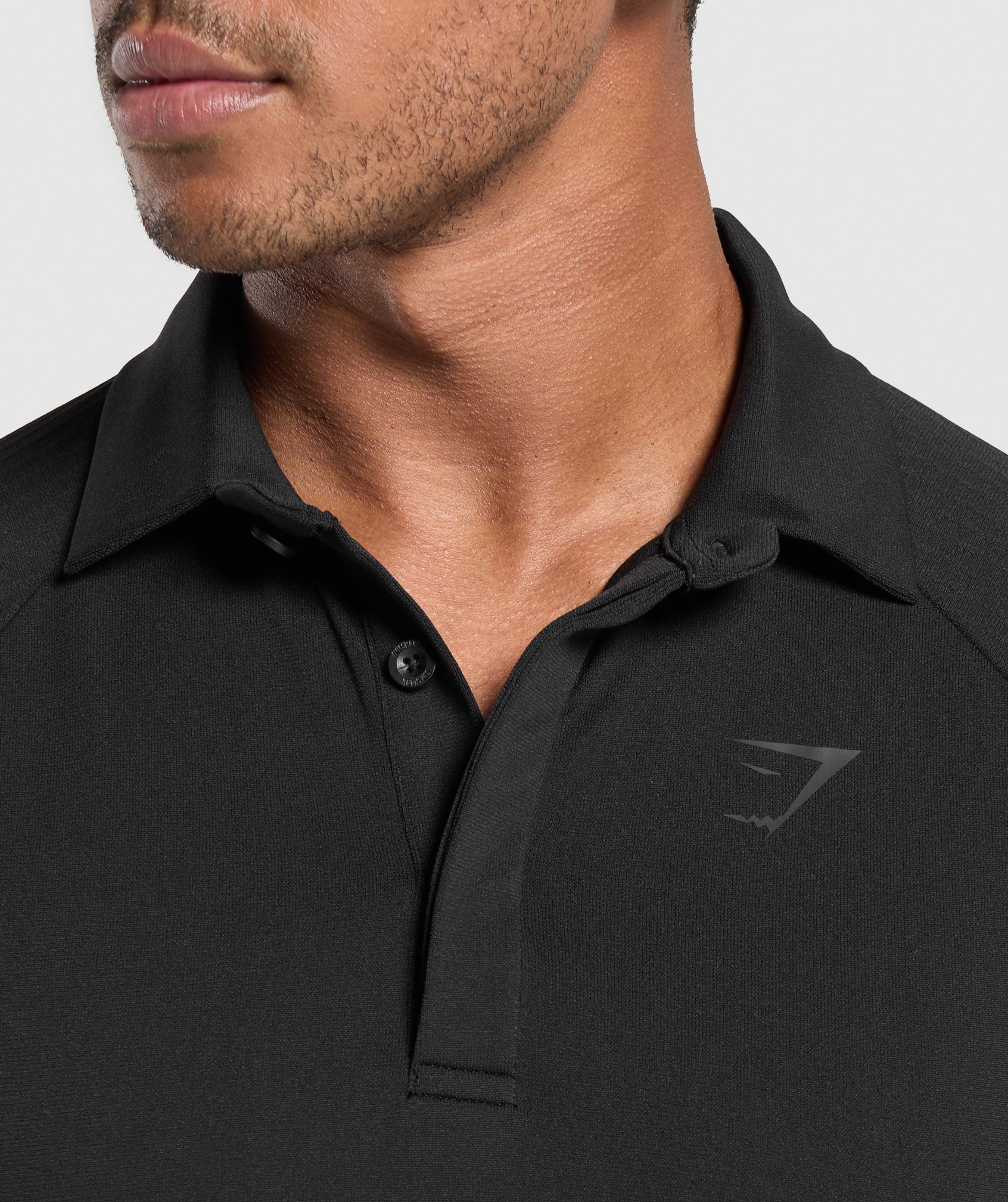 Gymshark Seamless Polo Shirt - Black - Image 5