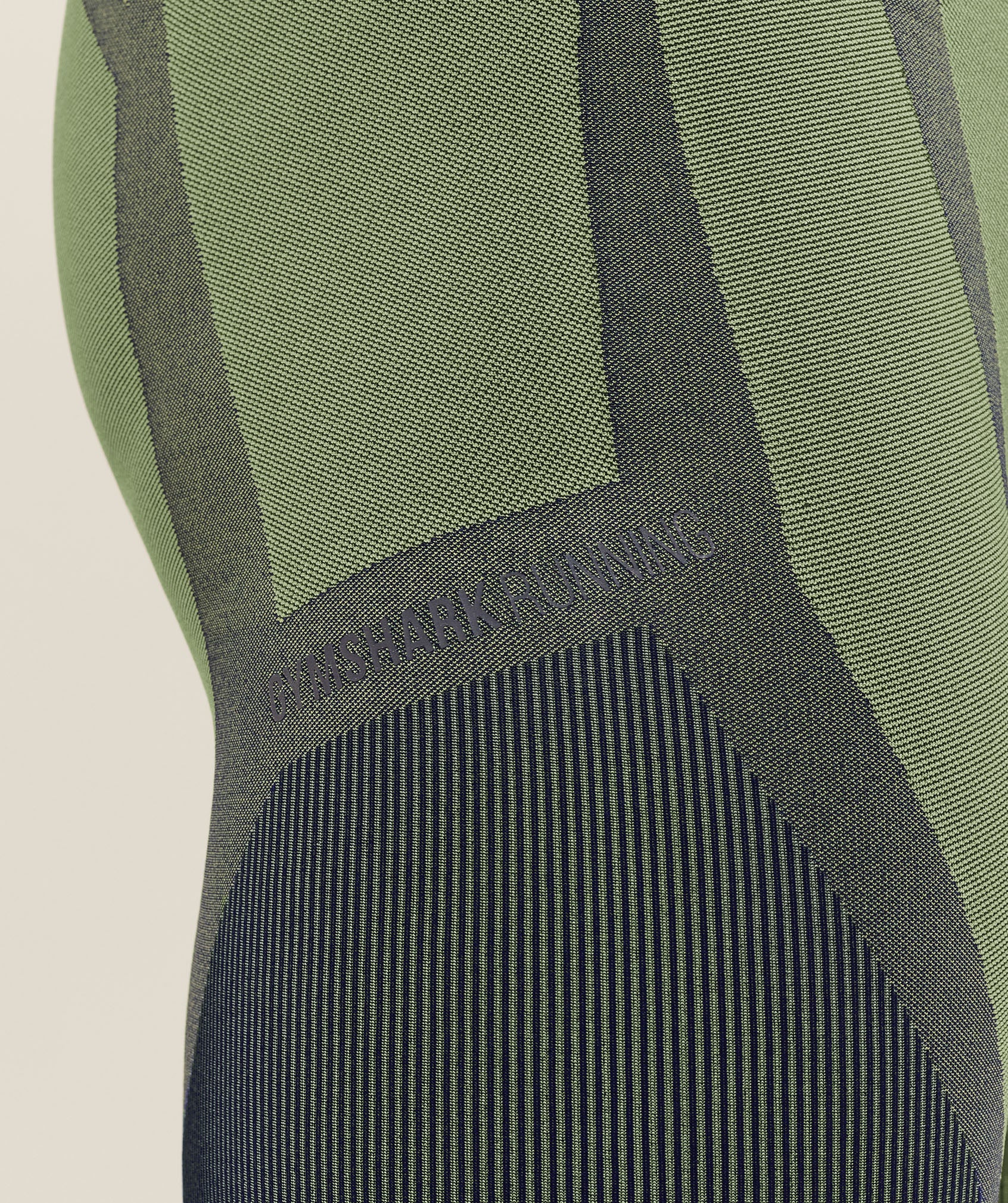 Gymshark Seamless Running Half Tight - Stealth Blue / Sorbet Yellow - Image 9