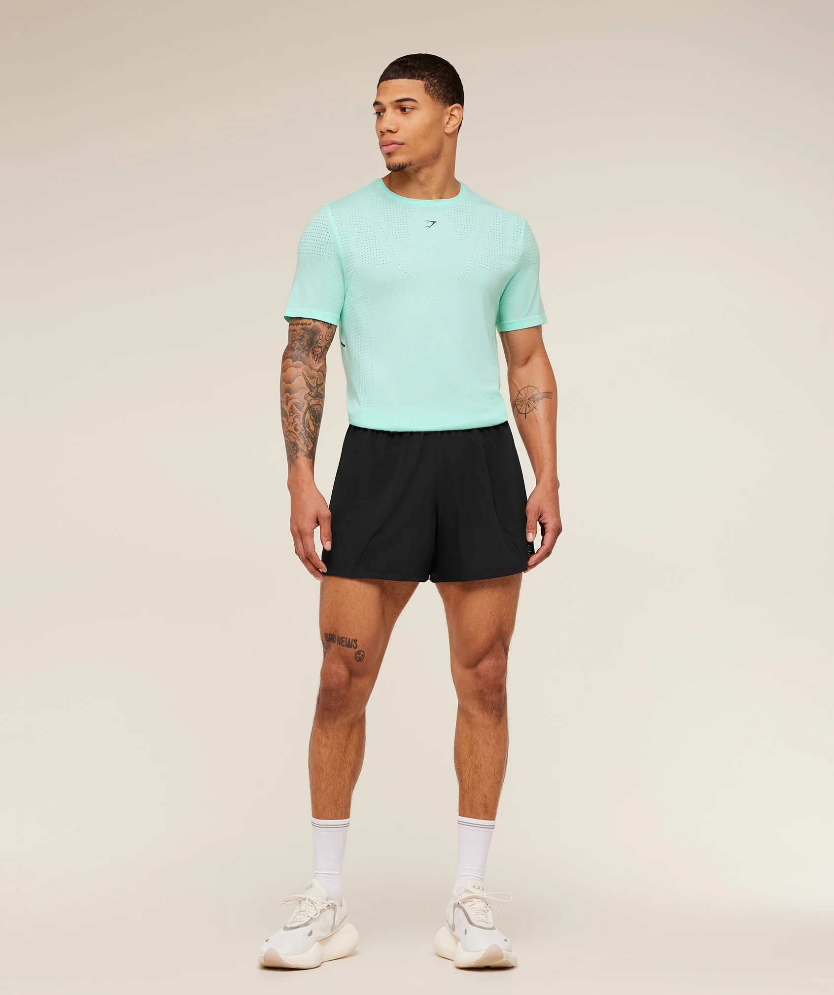 Gymshark Seamless Running T-Shirt - Pop Turquoise - Image 7