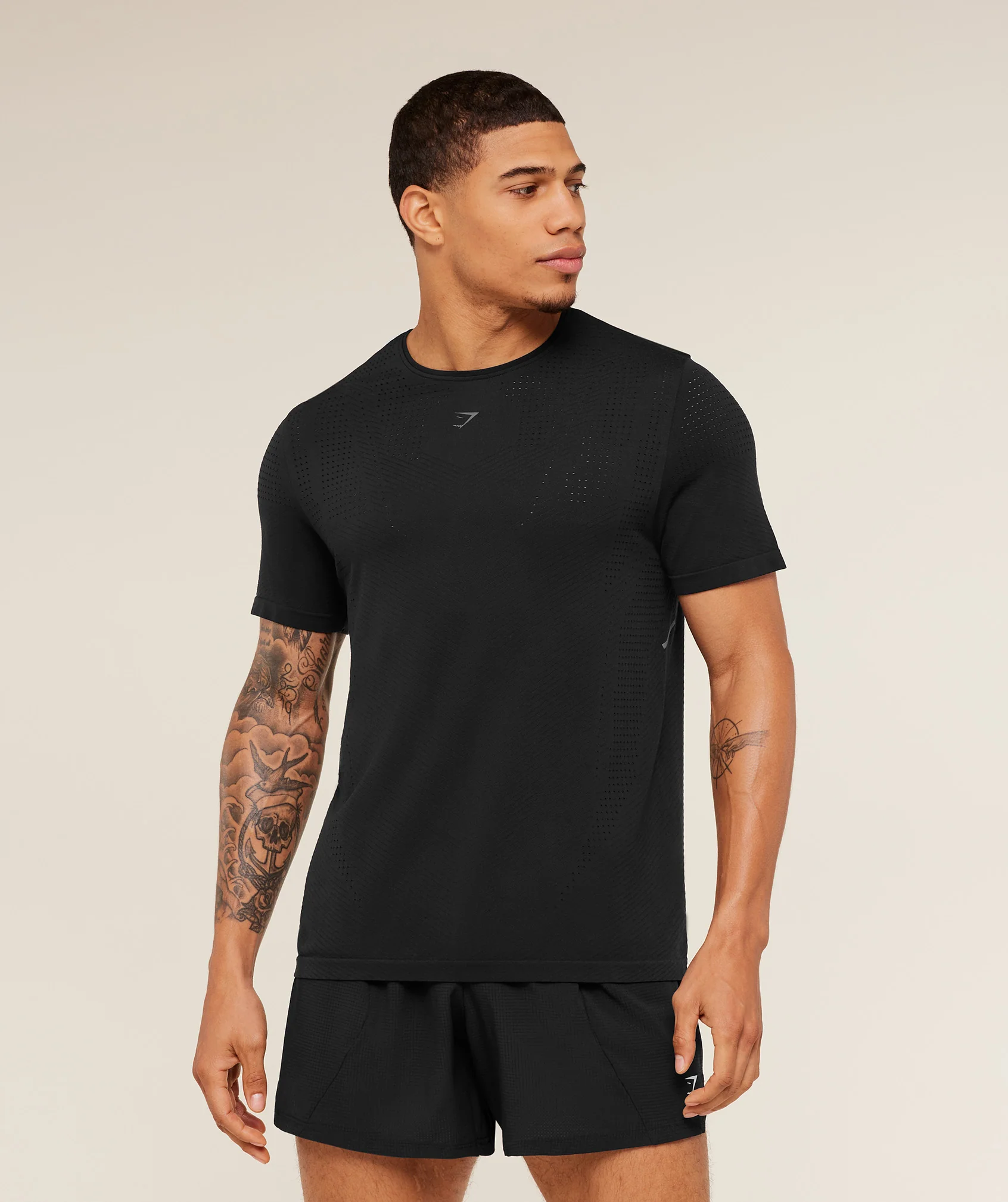 Gymshark Seamless Running T-Shirt - GS Black - Image 6