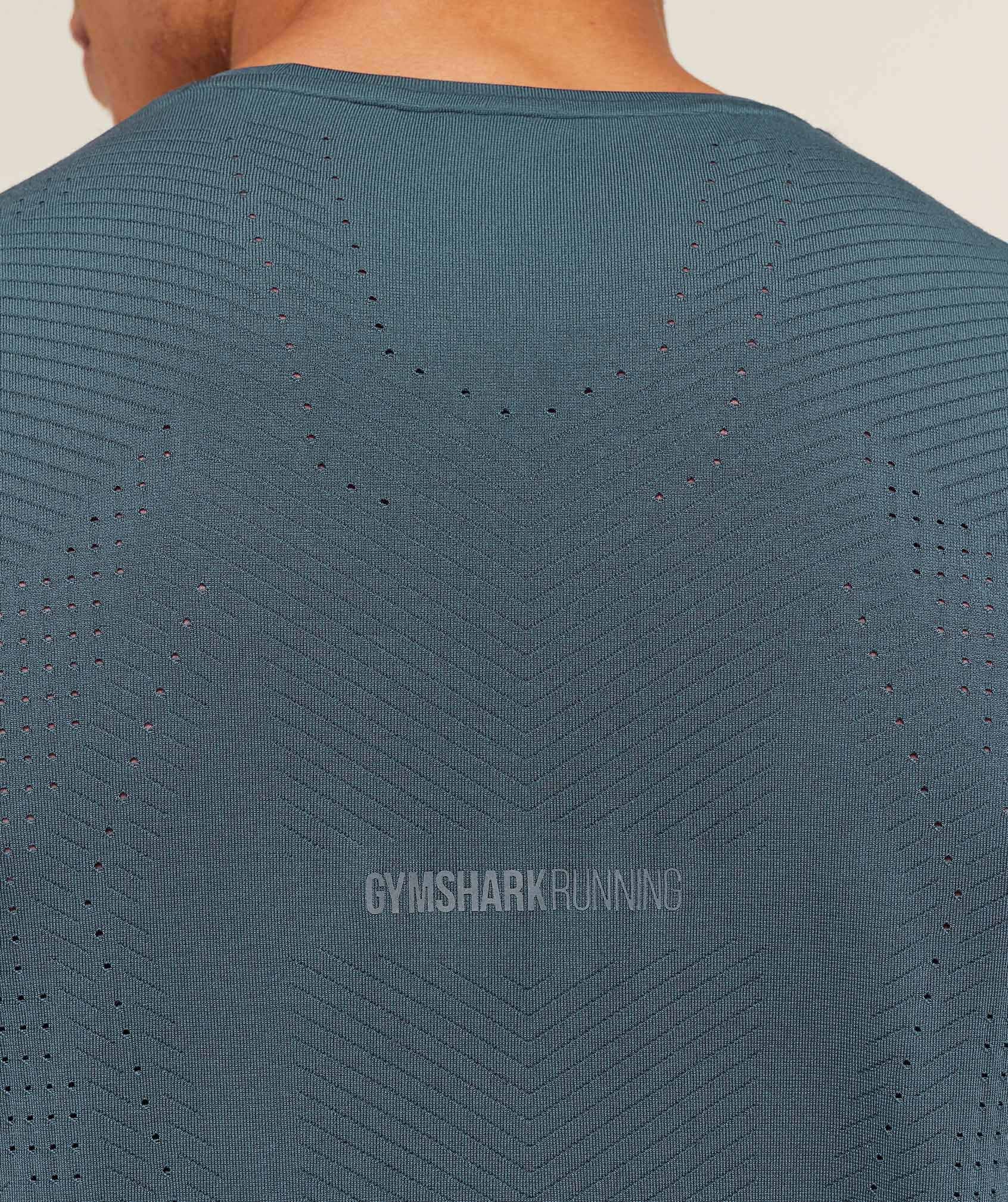 Gymshark Seamless Running T-Shirt - GS Stealth Blue - Image 6