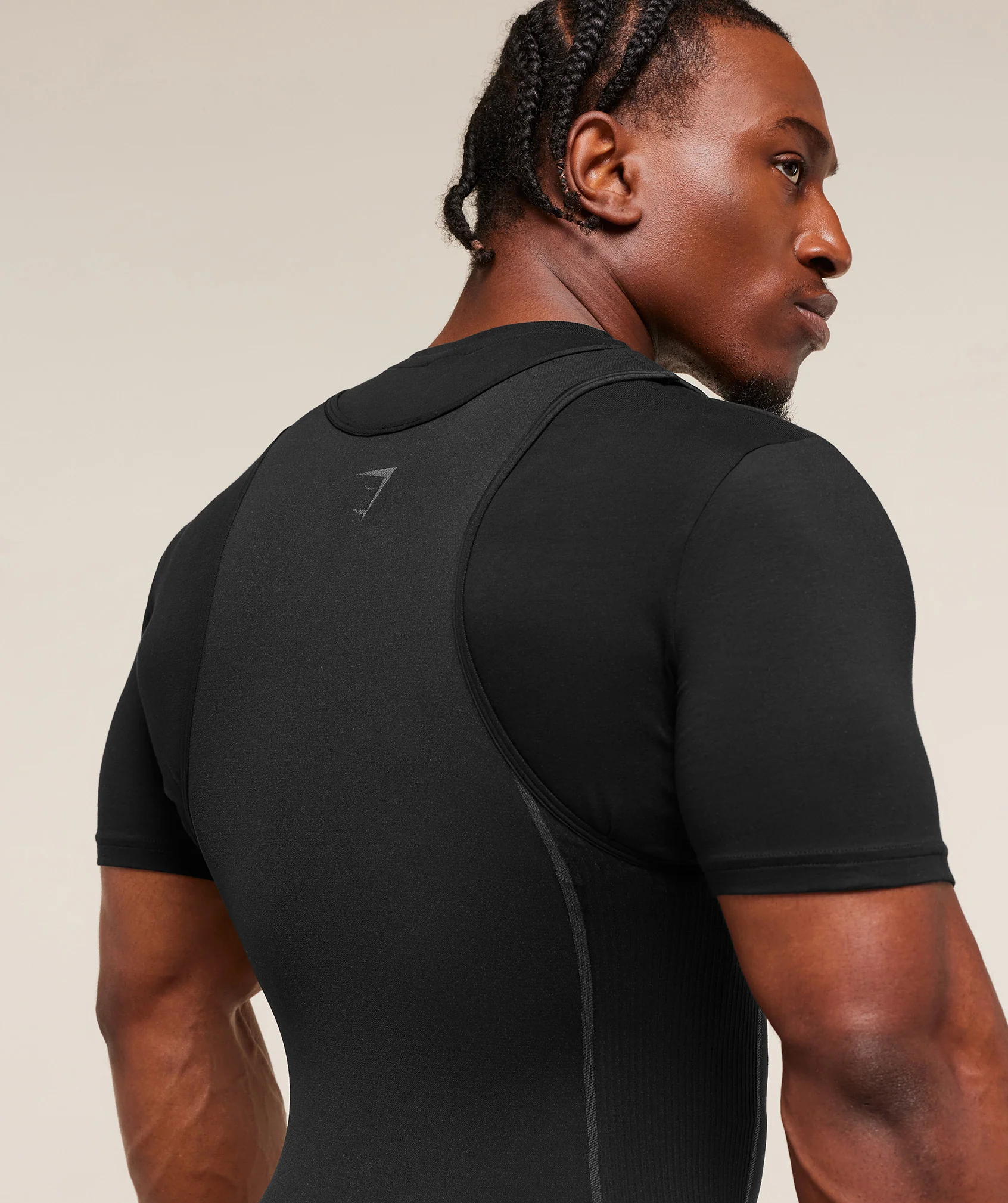 Gymshark Seamless Singlet - Black/Pitch Grey - Image 6
