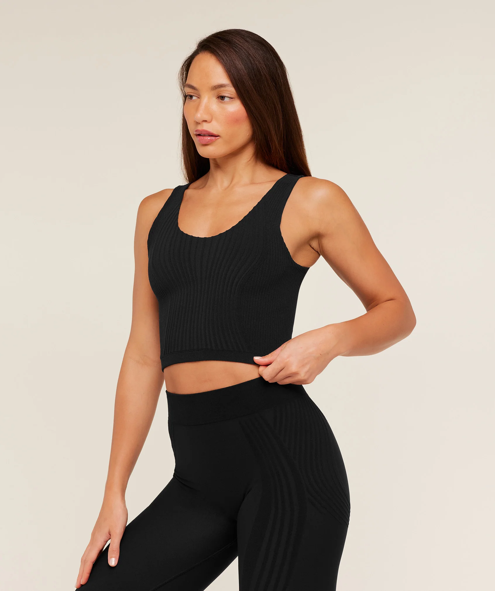 Gymshark Luxe Tank - GS Black - Image 3