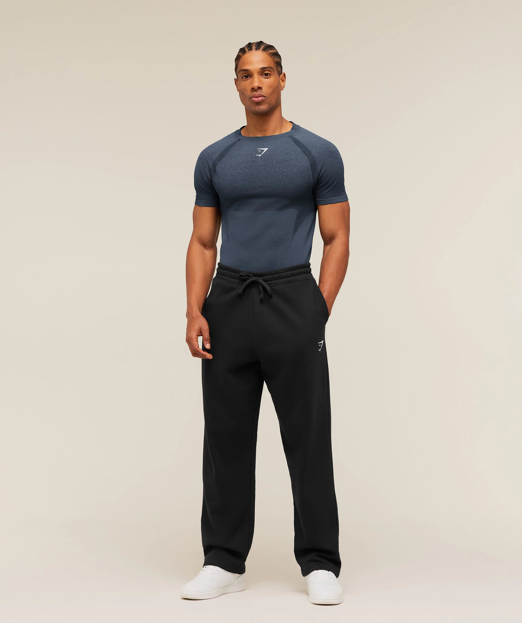 Gymshark Shadow Seamless T Shirt - Heavy Blue - Image 6