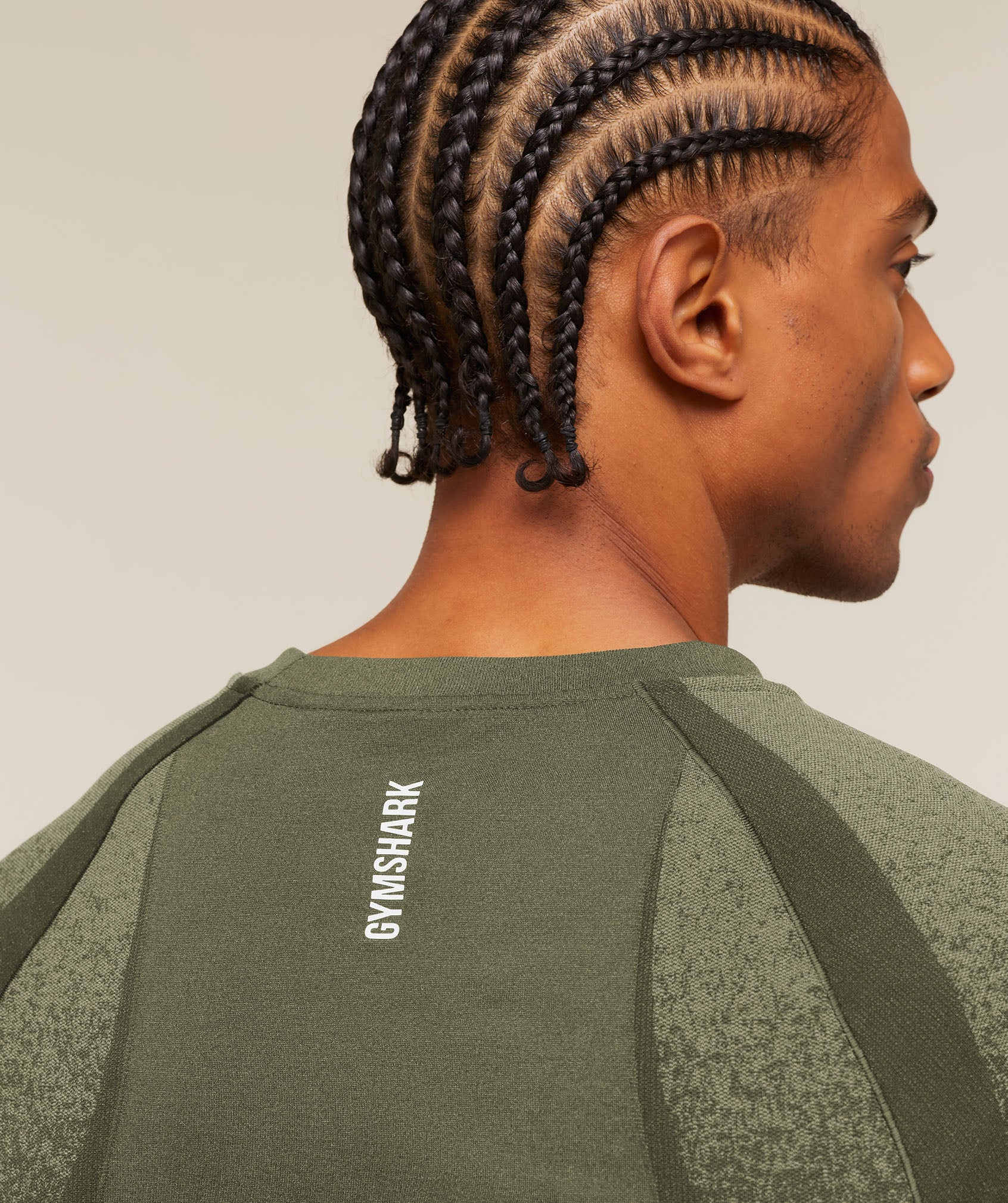 Gymshark Shadow Seamless T Shirt - Core Olive - Image 5
