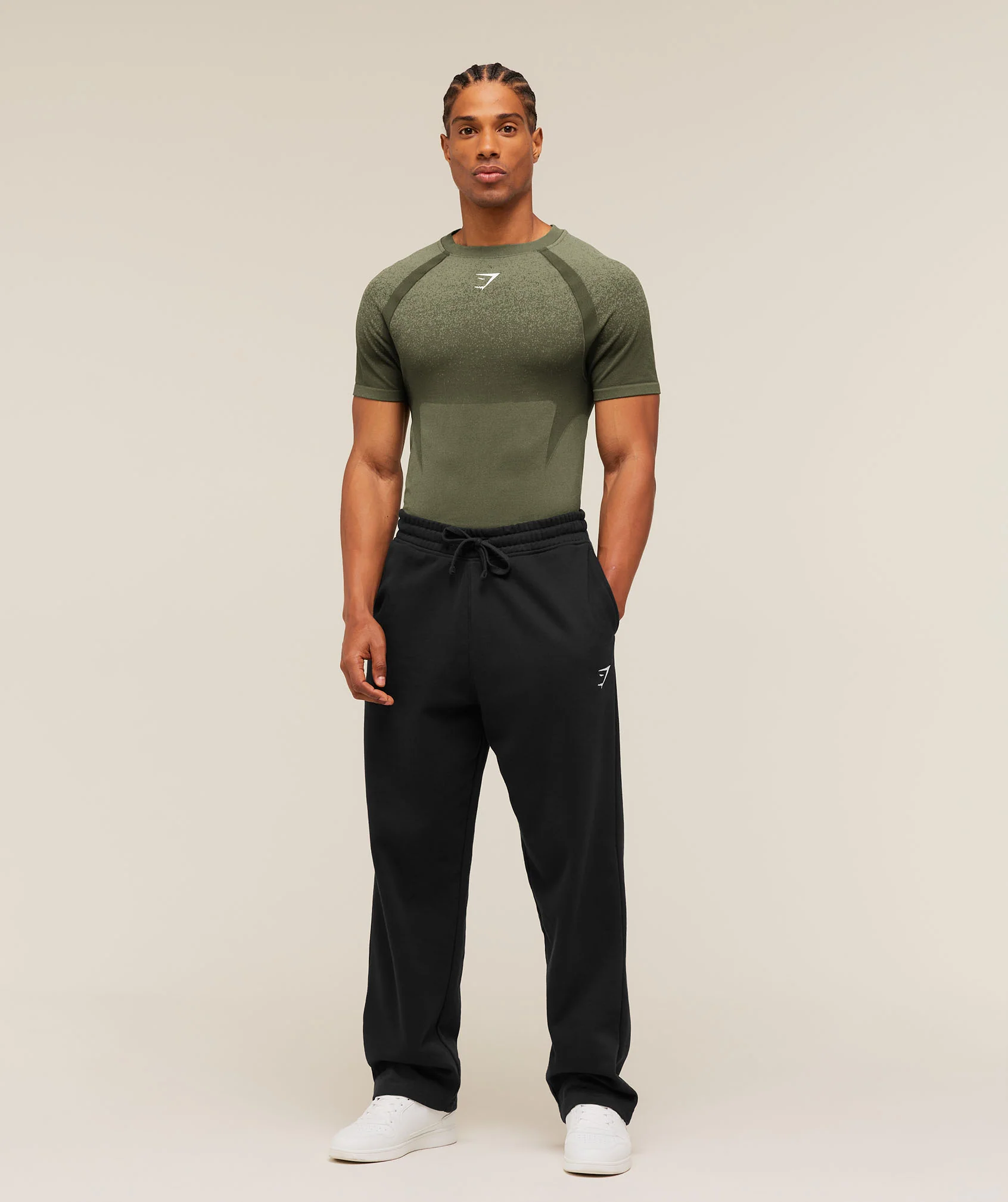 Gymshark Shadow Seamless T Shirt - Core Olive - Image 6