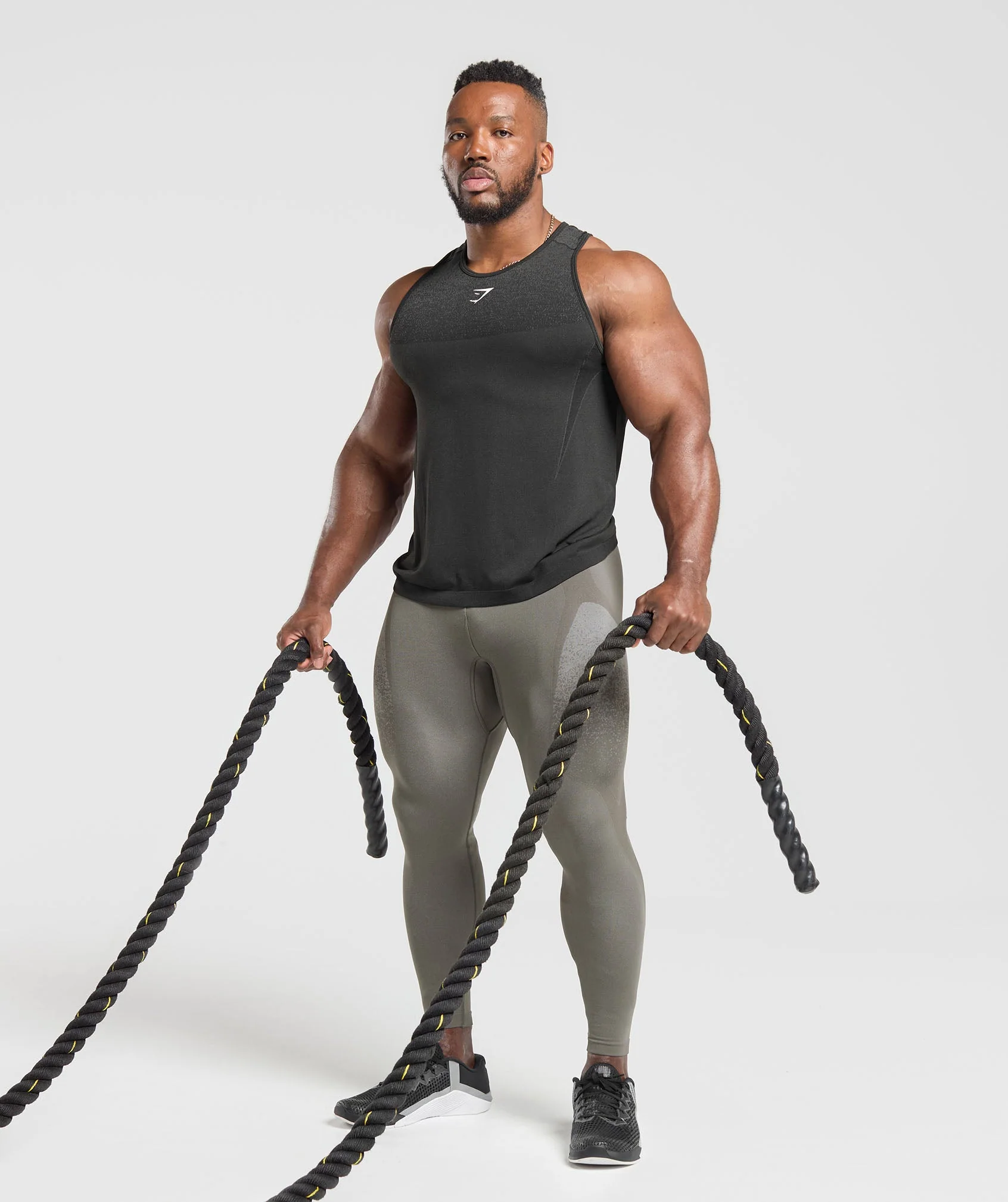 Gymshark Shadow Seamless Tights - Meteor Grey - Image 4