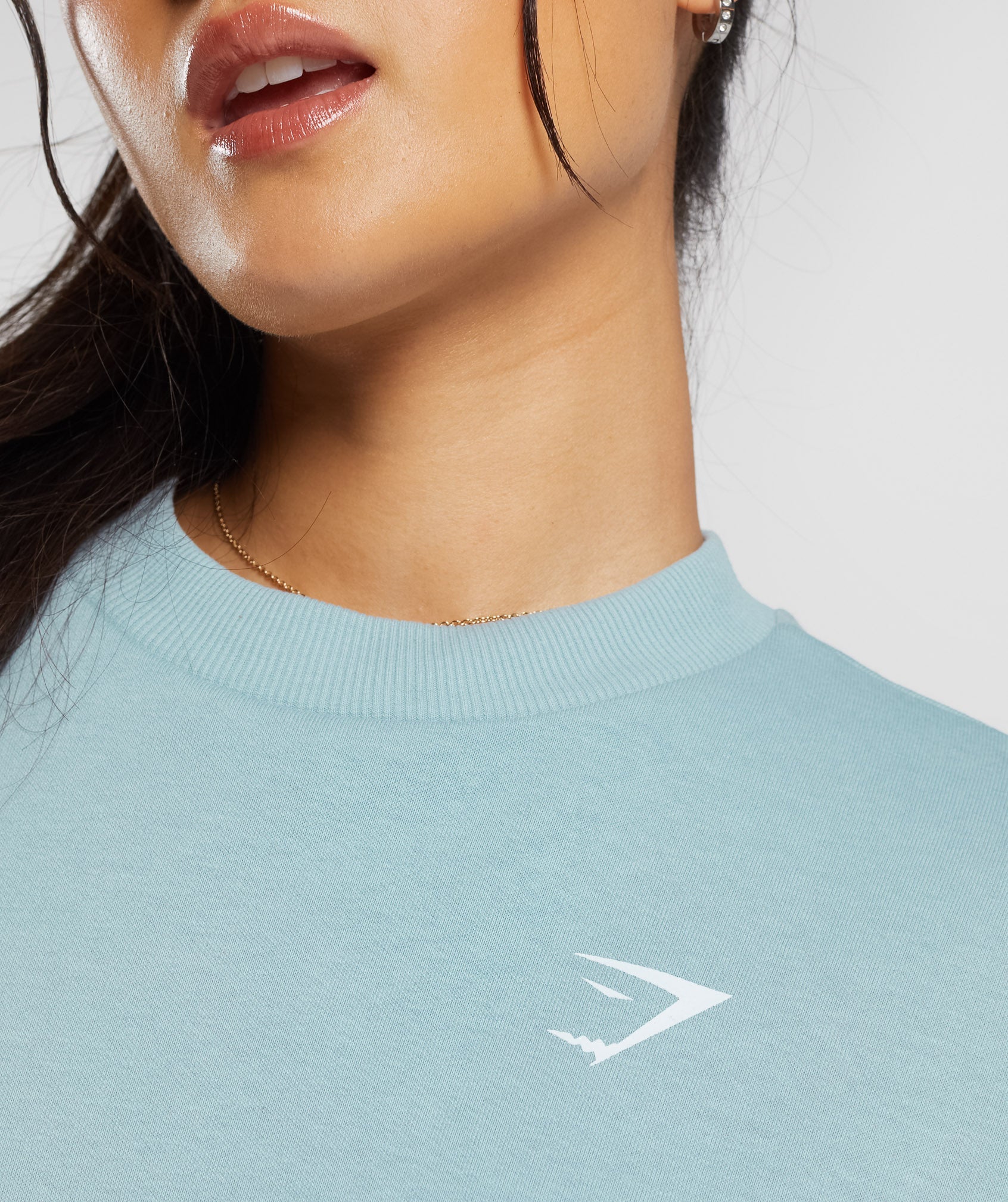 Gymshark Shark Attack Oversized Sweatshirt - Blue - Image 5