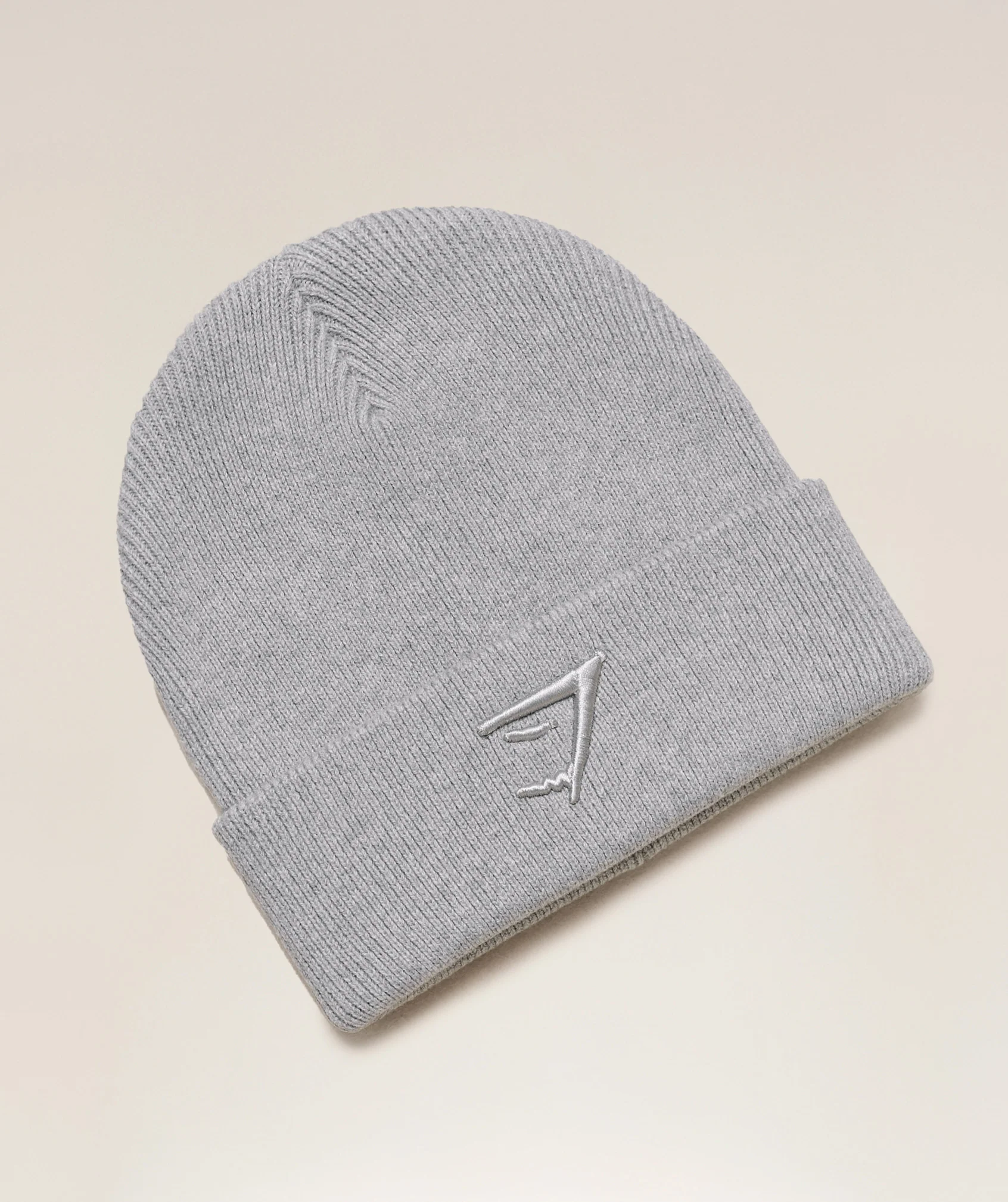 Gymshark Sharkhead Beanie - Light Grey Core Marl