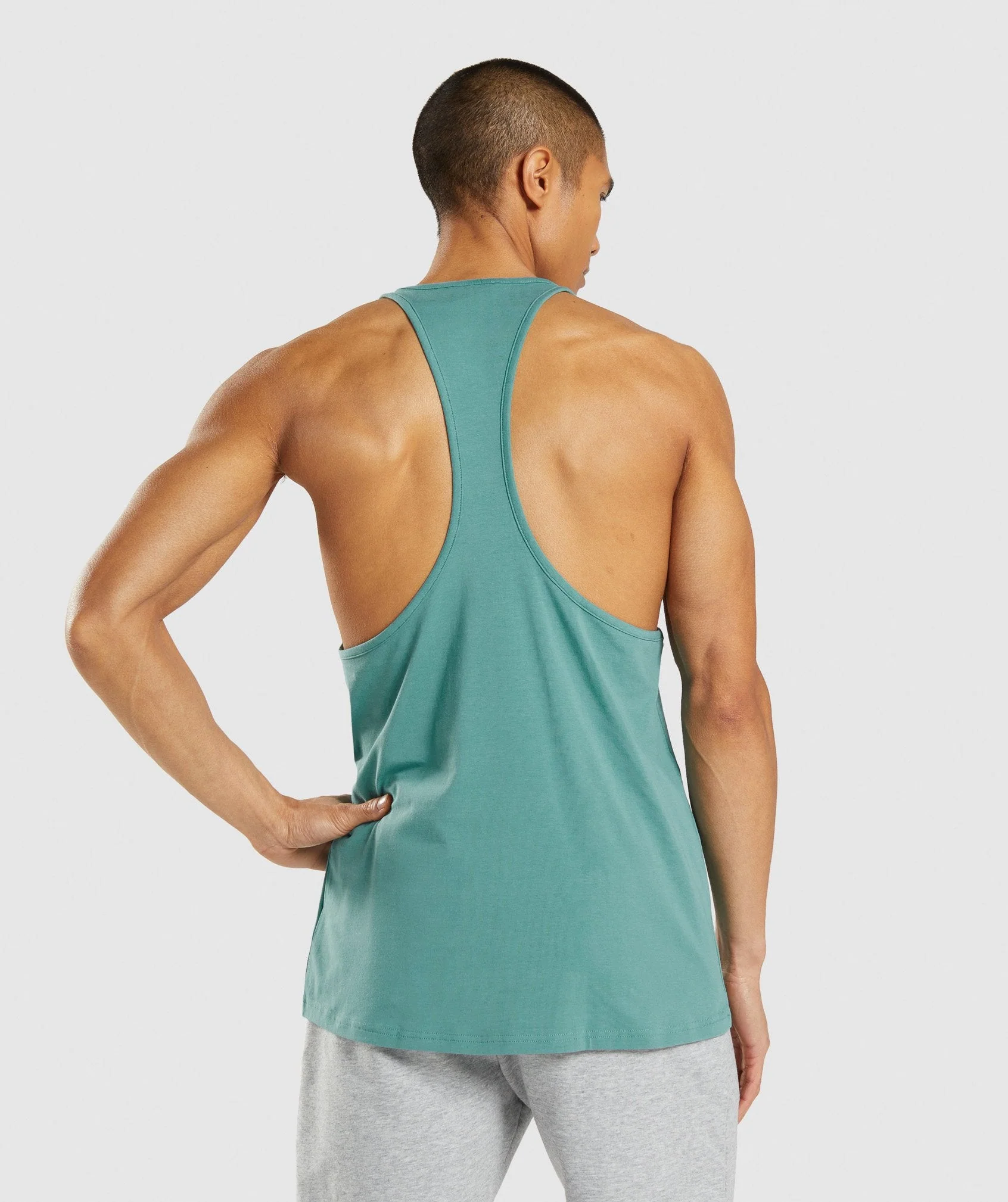 Gymshark Sharkhead Infill Stringer - Teal - Image 2