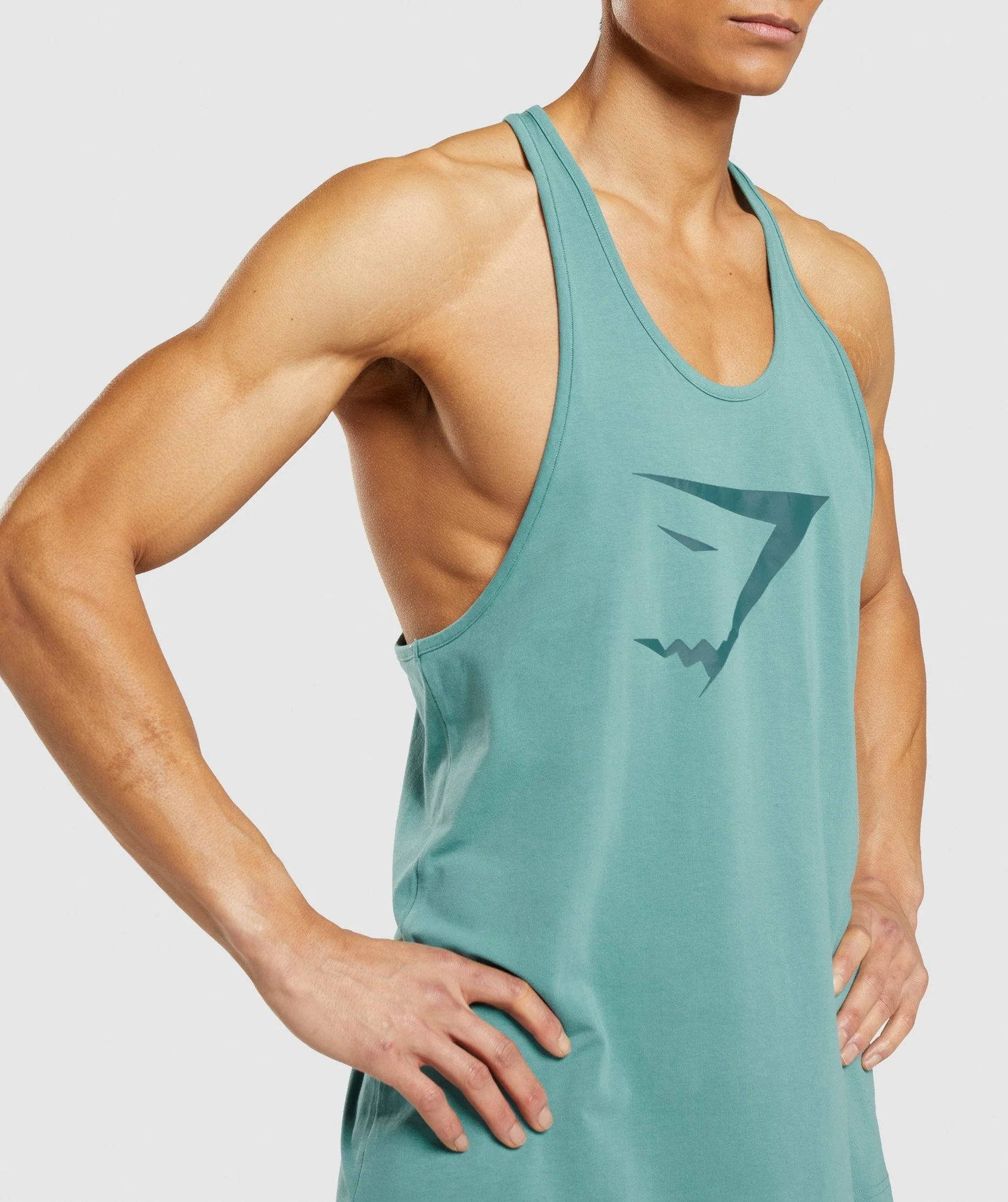 Gymshark Sharkhead Infill Stringer - Teal - Image 6
