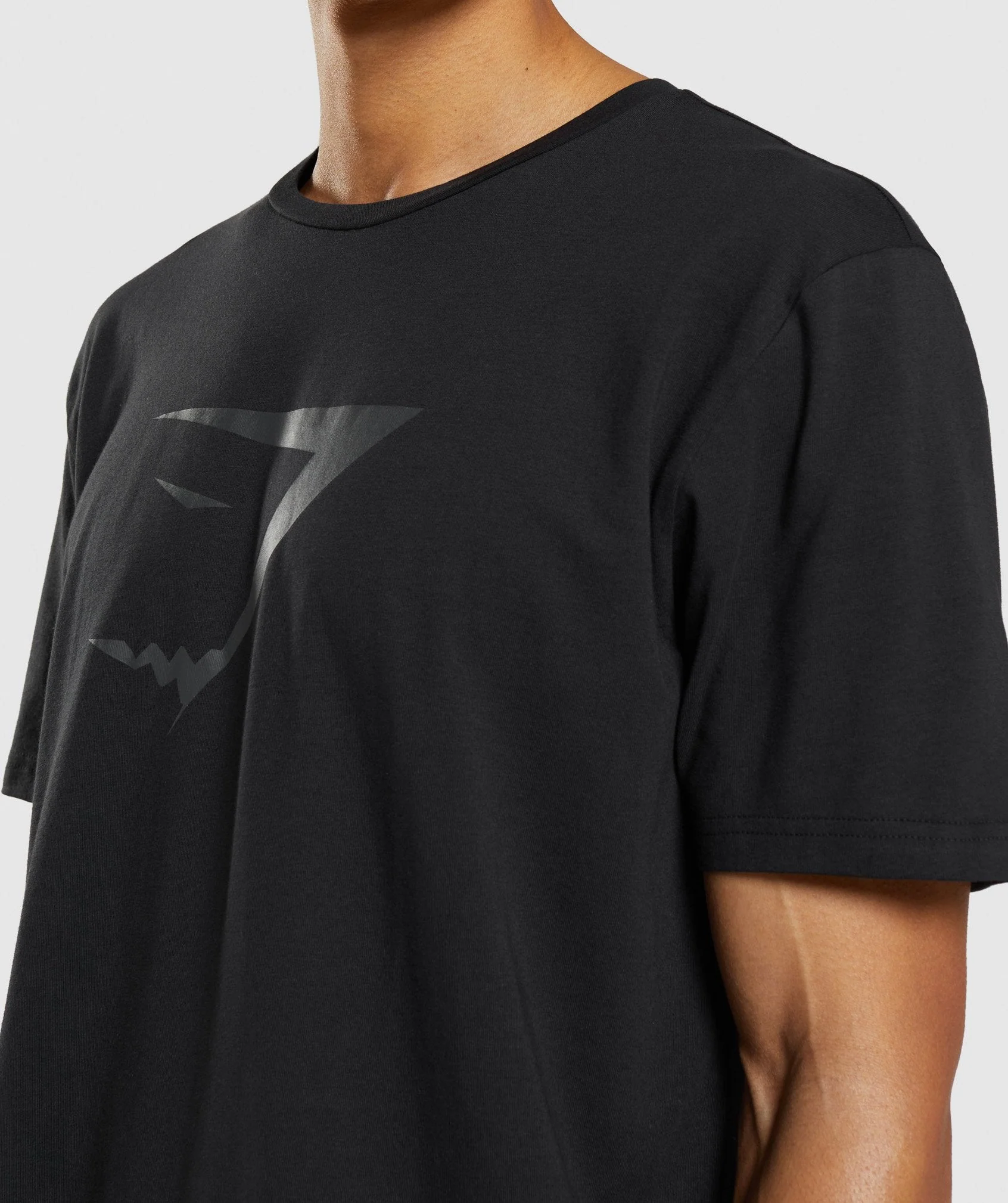 Gymshark Sharkhead Infill T-Shirt - Black - Image 6
