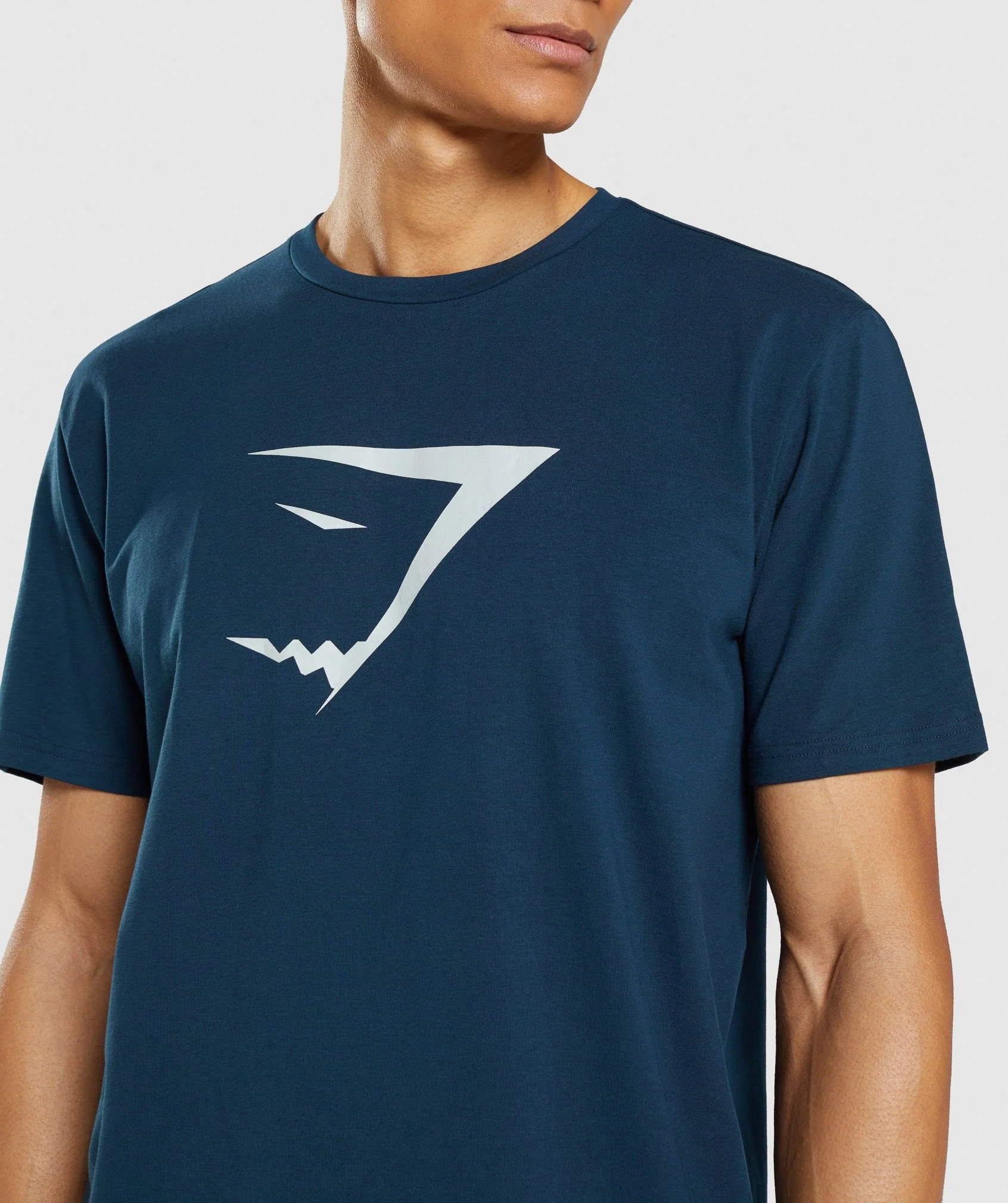 Gymshark Sharkhead Infill T-Shirt - Navy - Image 6