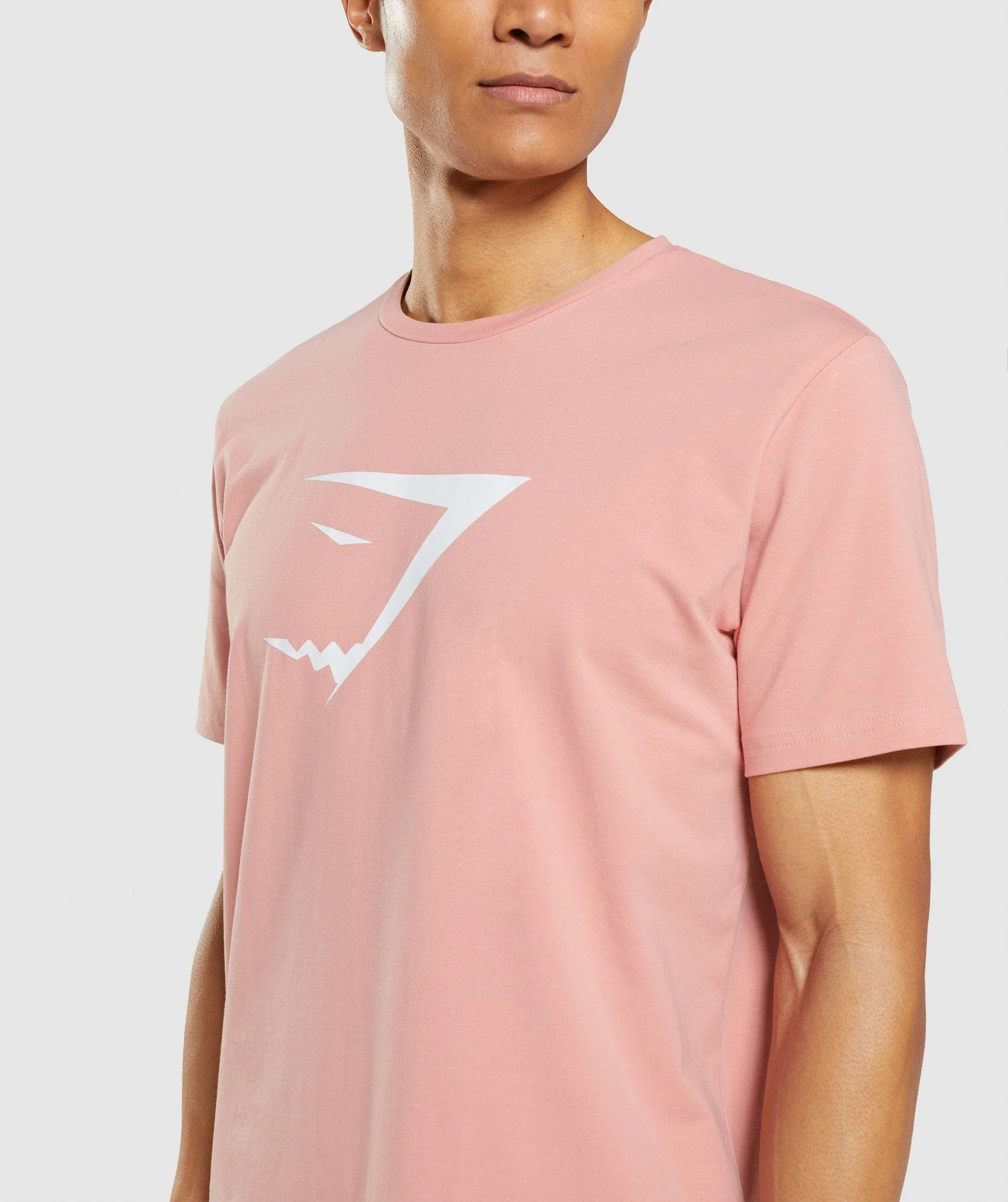 Gymshark Sharkhead Infill T-Shirt - Pink - Image 6