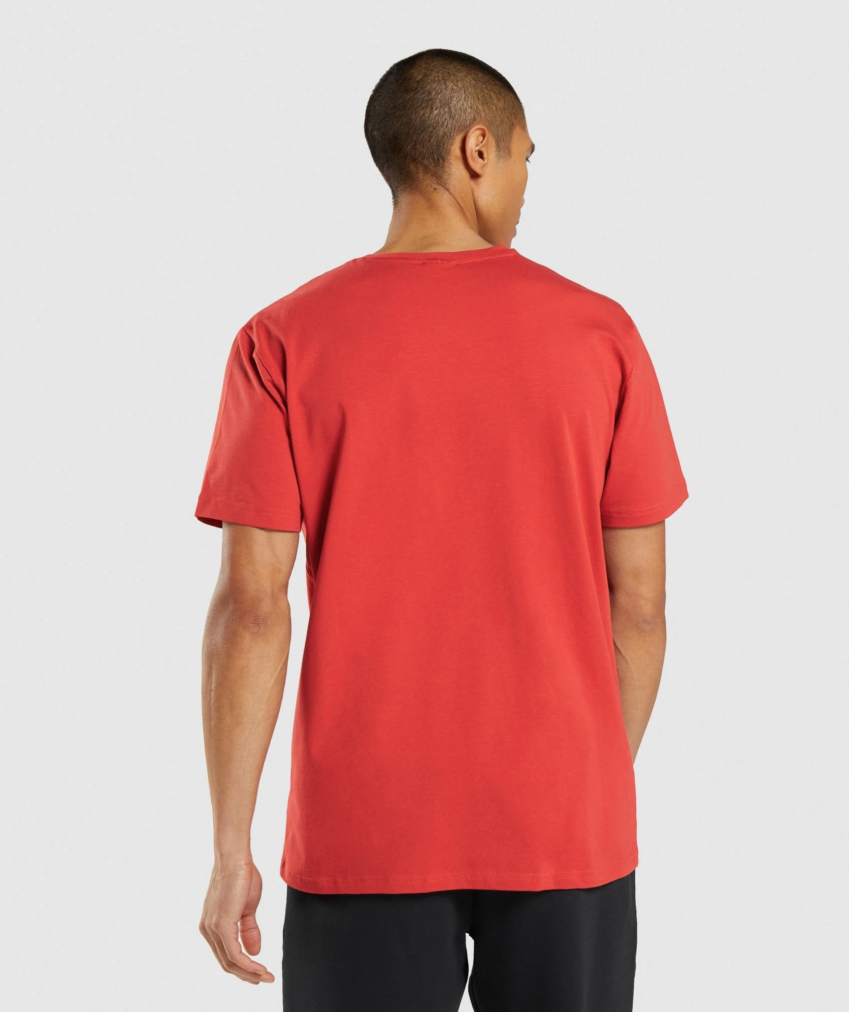 Gymshark Sharkhead Infill T-Shirt - Red - Image 2