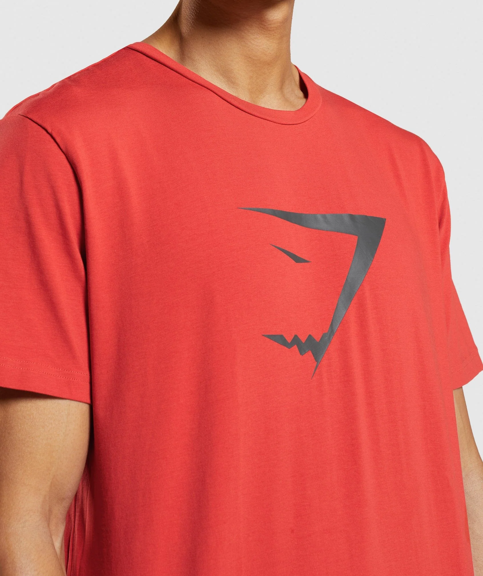 Gymshark Sharkhead Infill T-Shirt - Red - Image 6