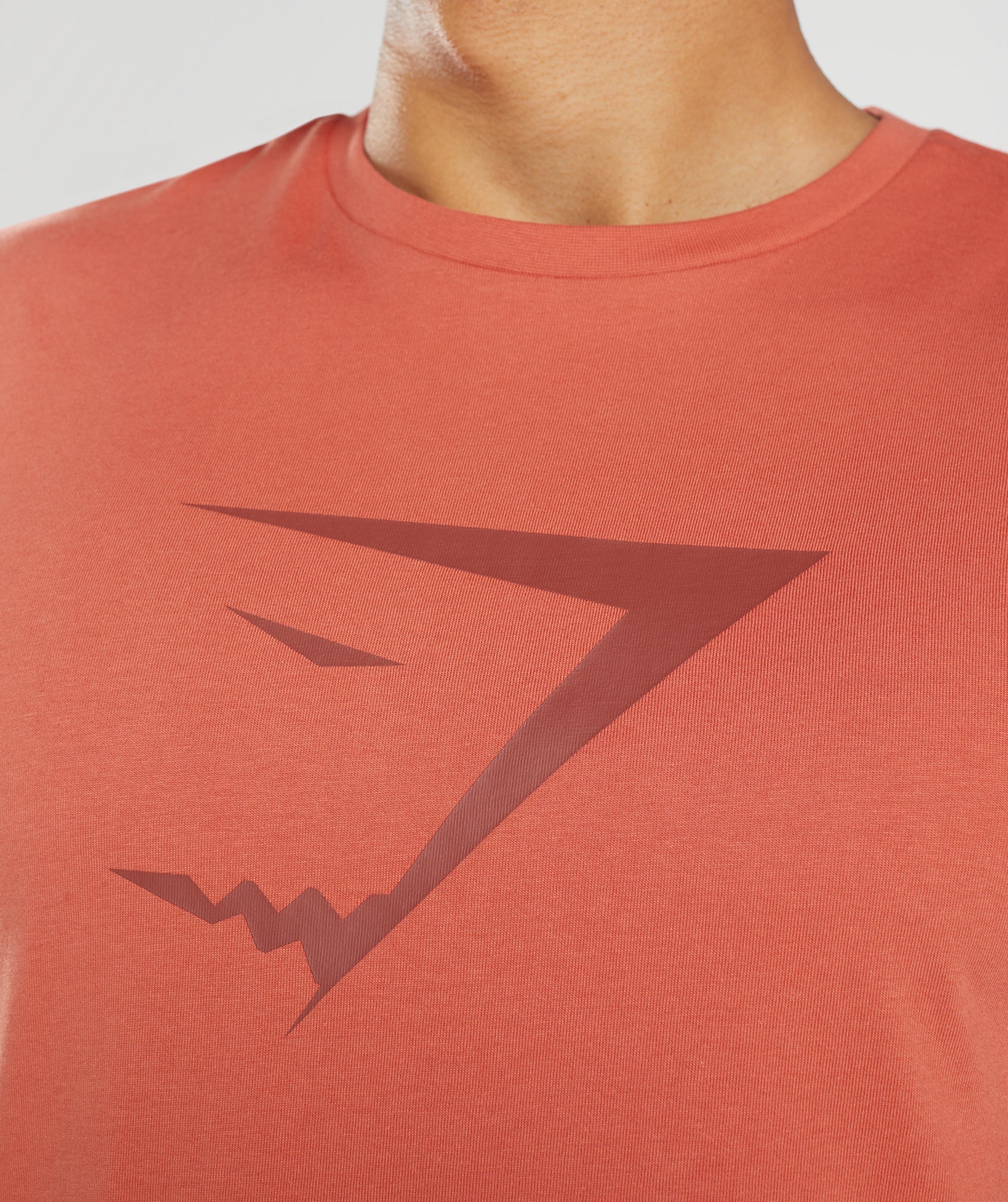 Gymshark Sharkhead Infill T-Shirt - Storm Red - Image 3