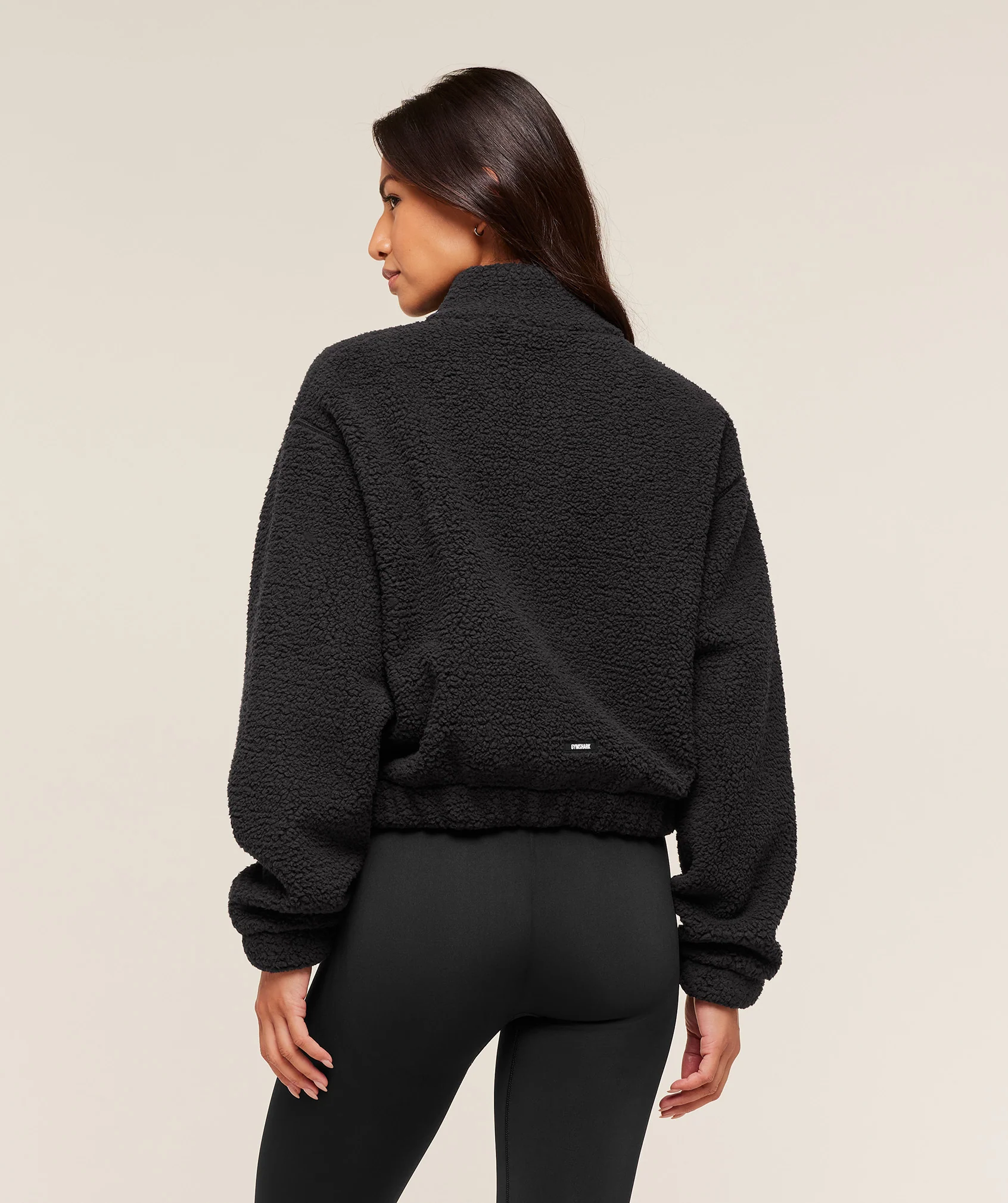 Gymshark Sherpa Jacket - Black - Image 2
