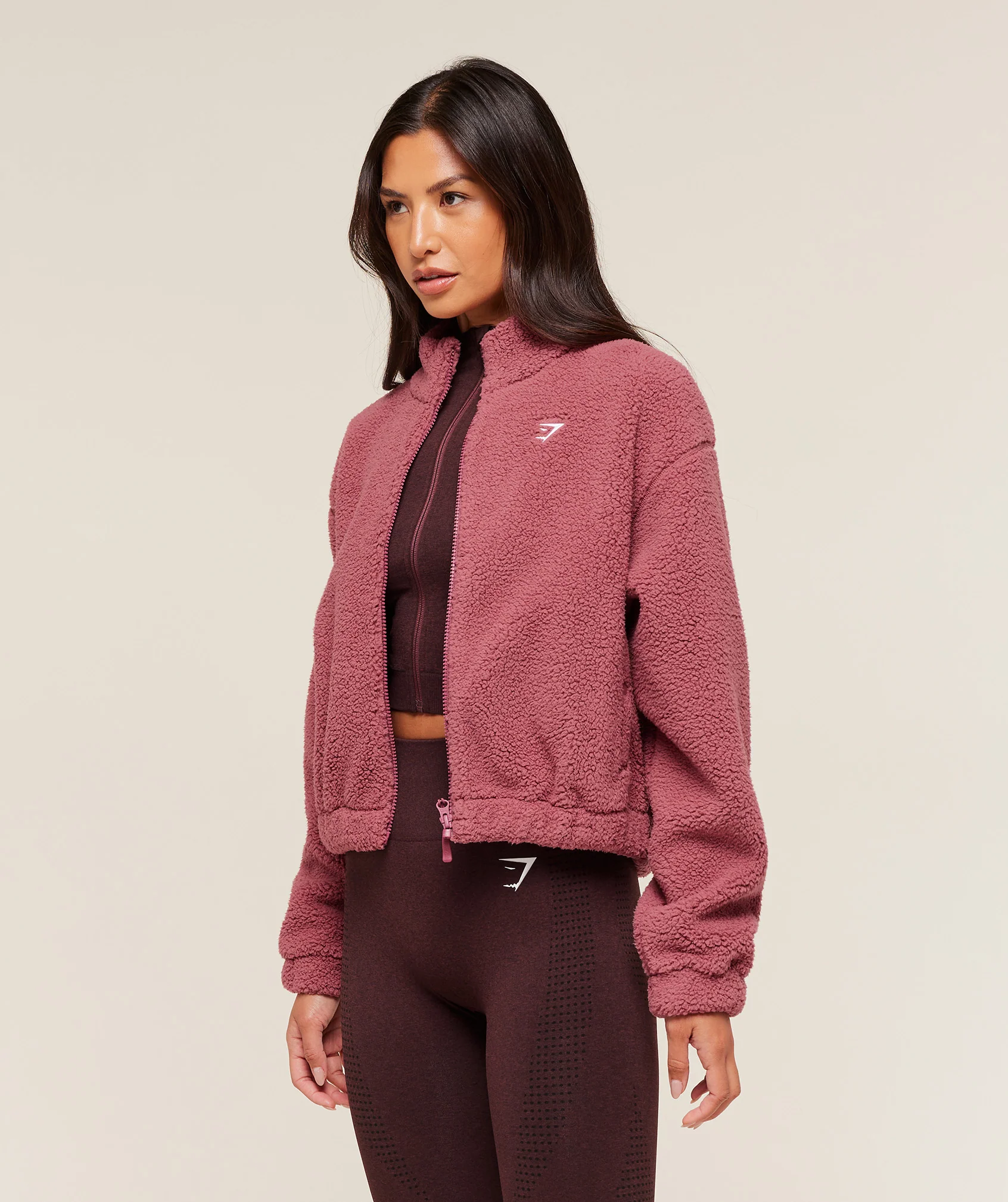 Gymshark Sherpa Jacket - Reset Pink - Image 2