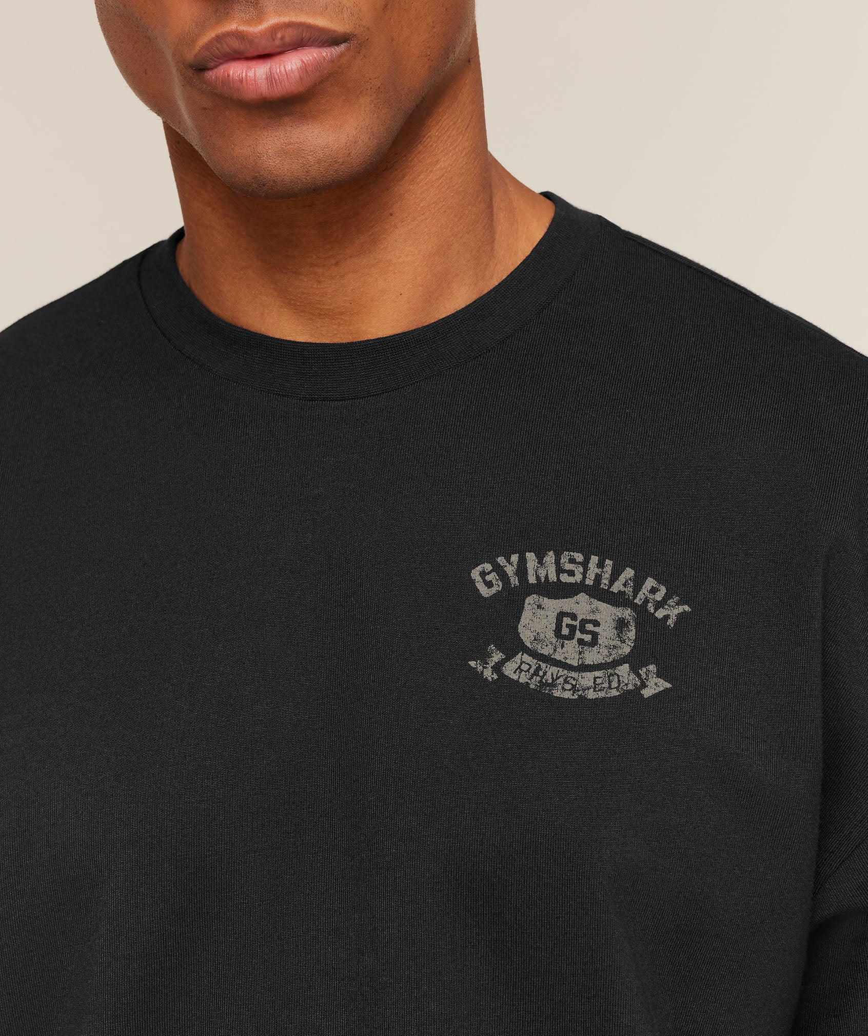Gymshark Shield Graphic T-Shirt - Black - Image 6