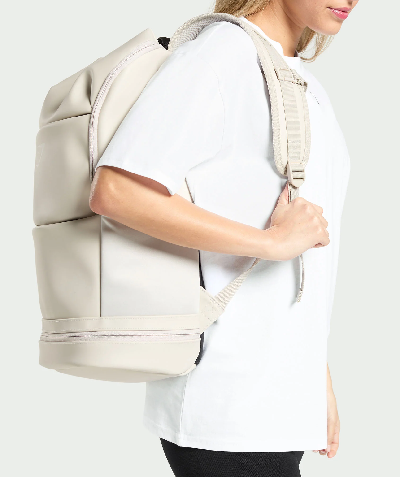 Gymshark Sleek Backpack - Pebble Grey - Image 2