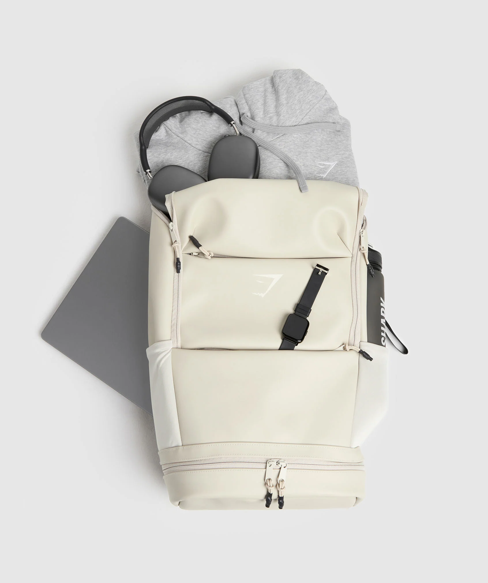 Gymshark Sleek Backpack - Pebble Grey - Image 8