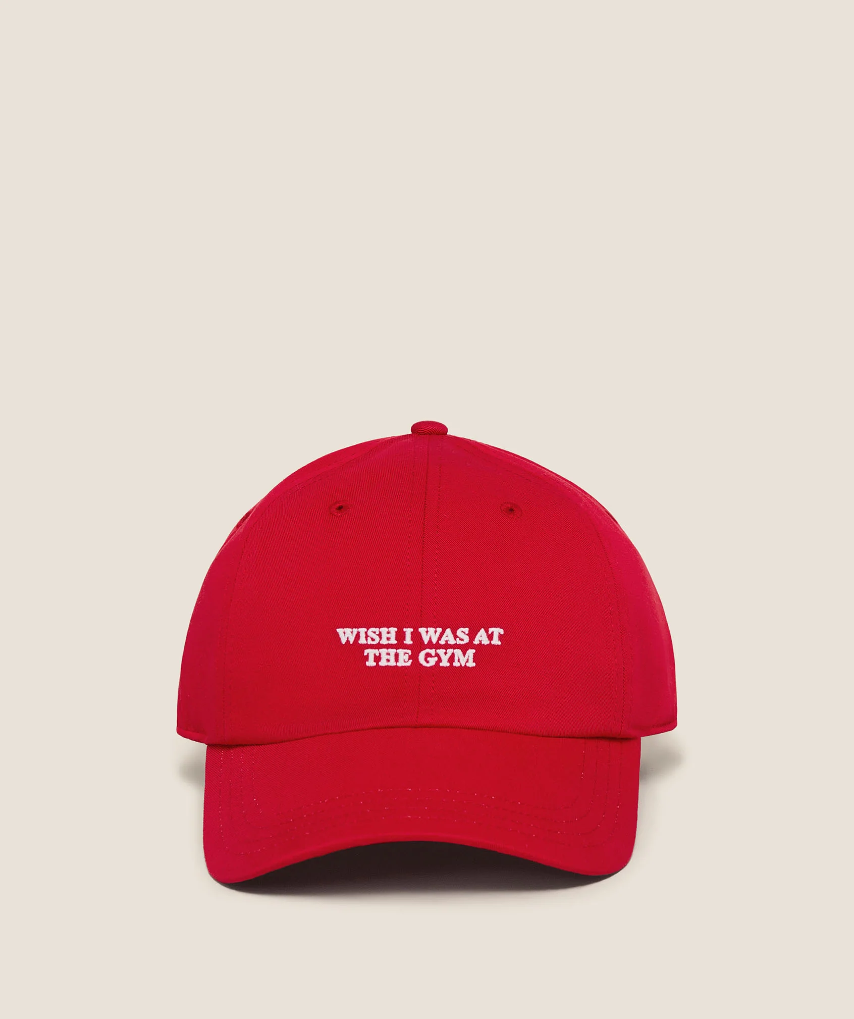 Gymshark Slogan Cap - Carmine Red