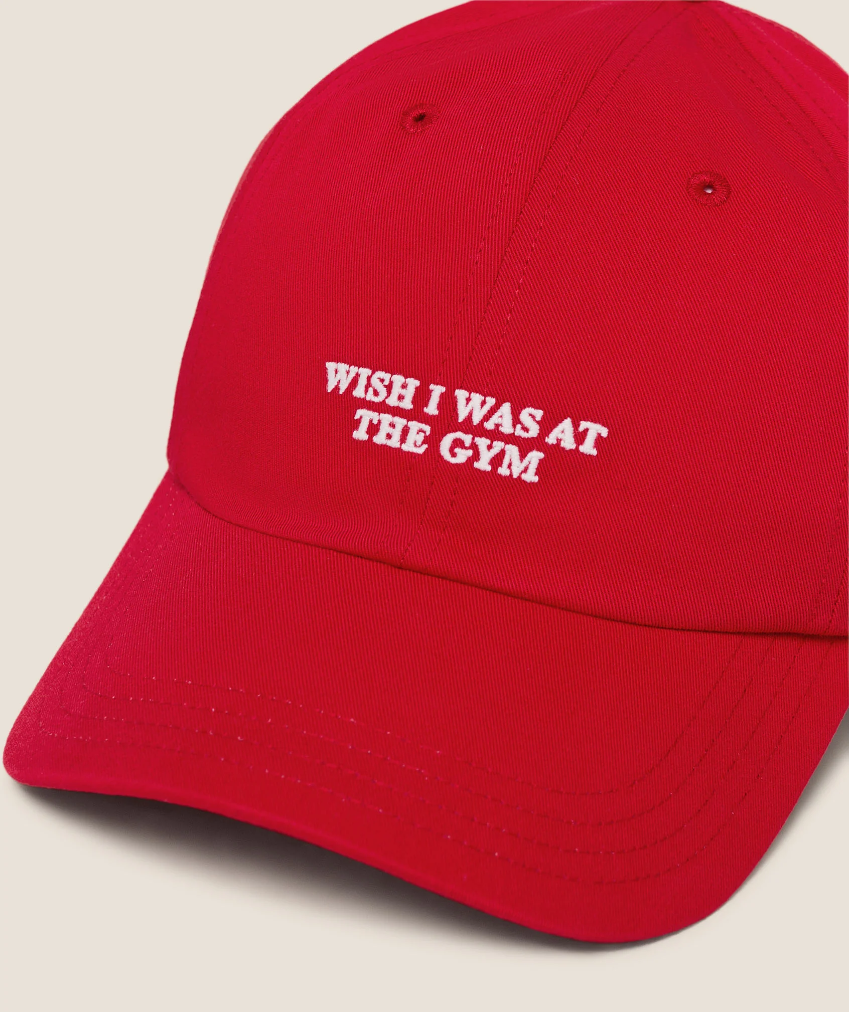 Gymshark Slogan Cap - Carmine Red - Image 3