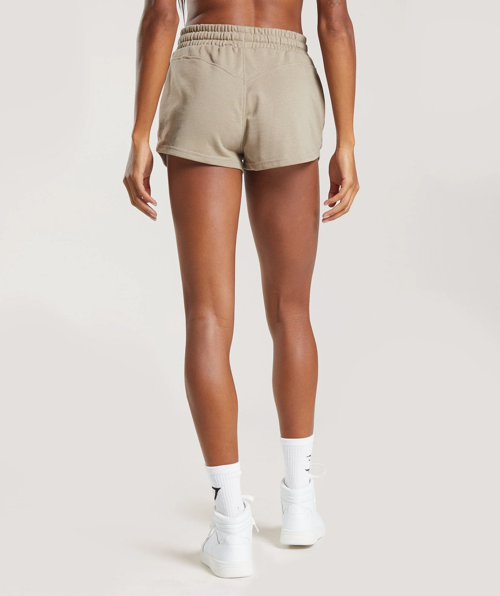 Gymshark Social Club Shorts - Cement Brown - Image 2