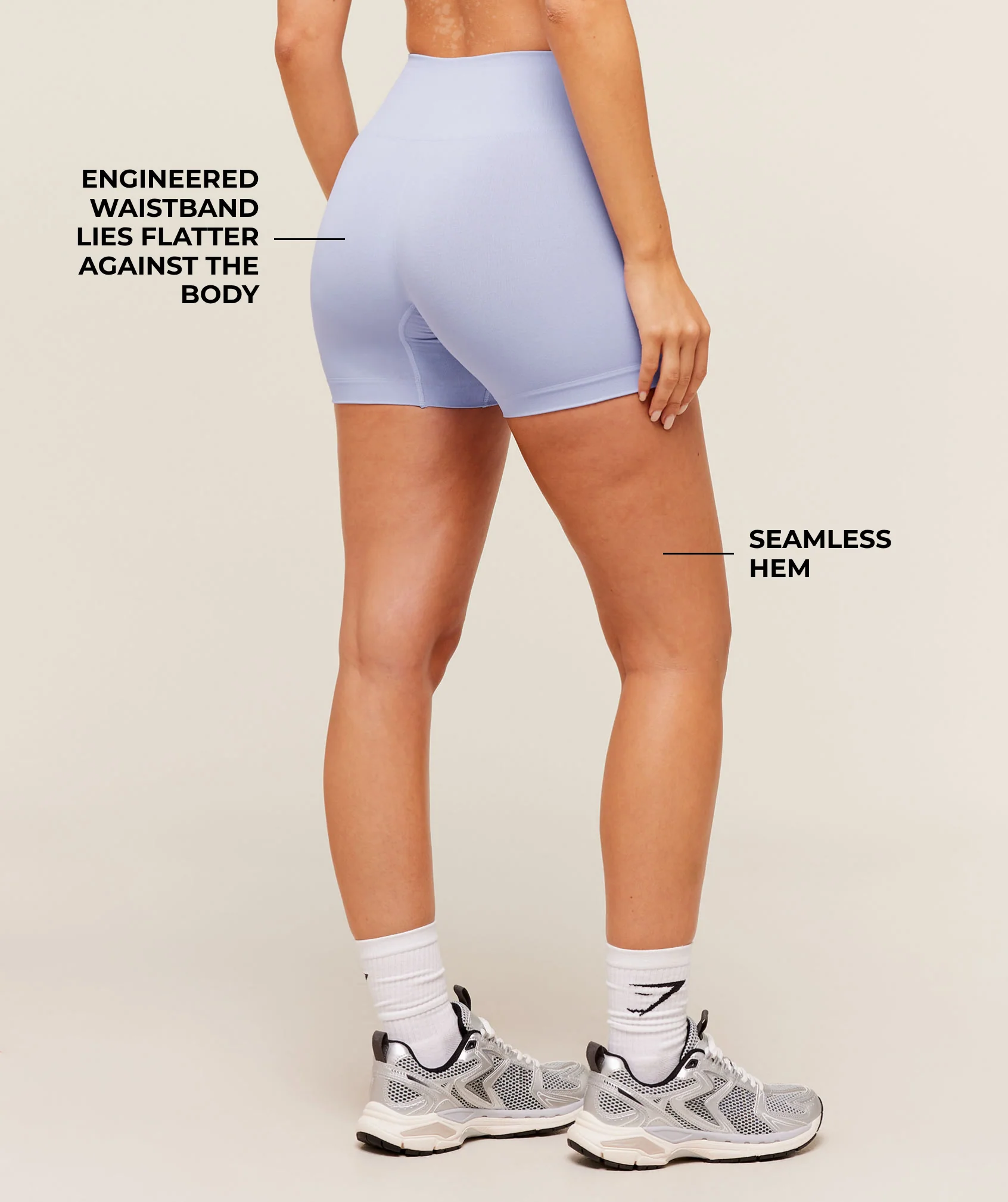 Gymshark Soft Sculpt Shorts - Peri Blue - Image 2