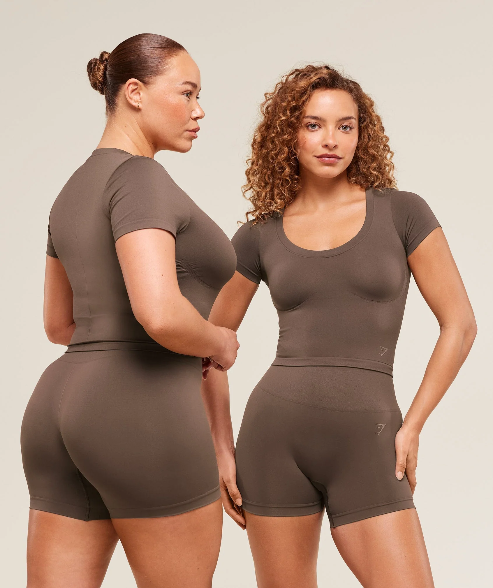 Gymshark Soft Sculpt Shorts - Walnut Brown - Image 4