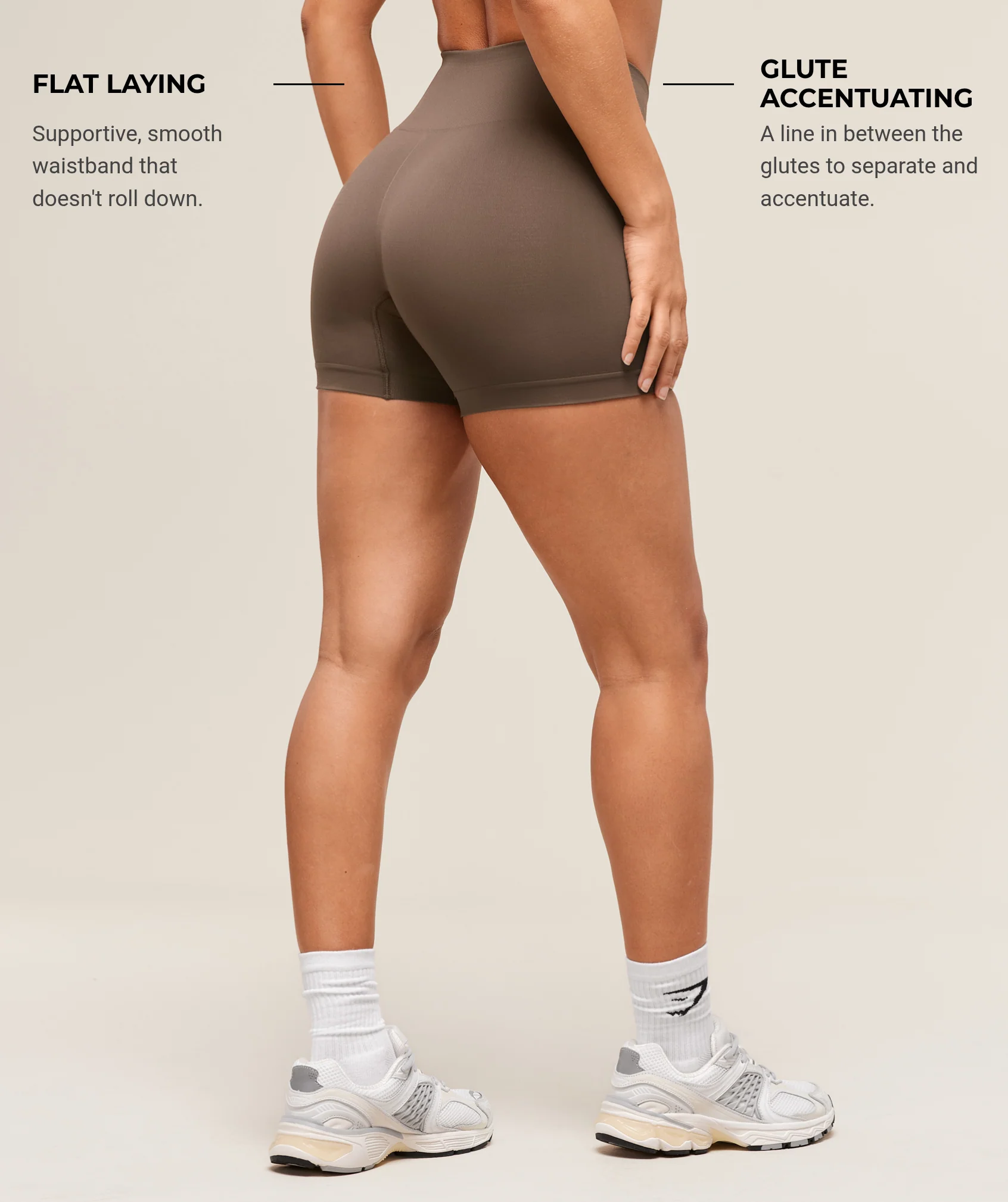 Gymshark Soft Sculpt Shorts - Walnut Brown - Image 5