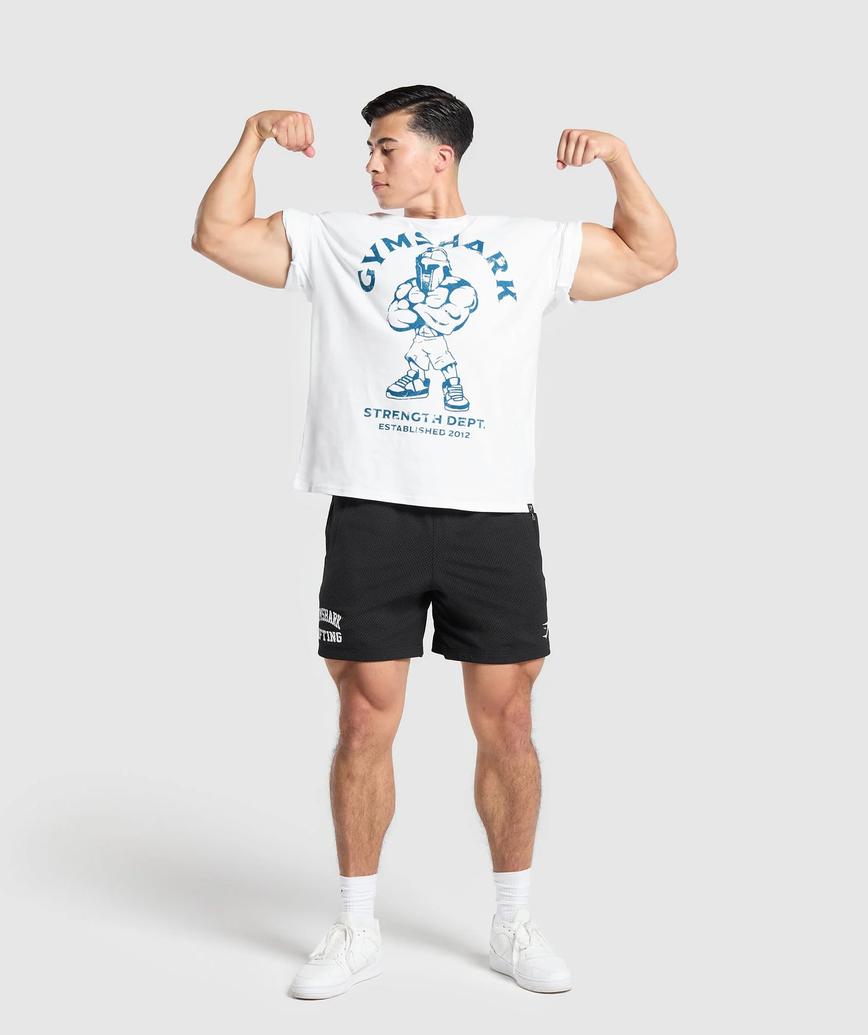 Gymshark Spartan T-Shirt - White - Image 4
