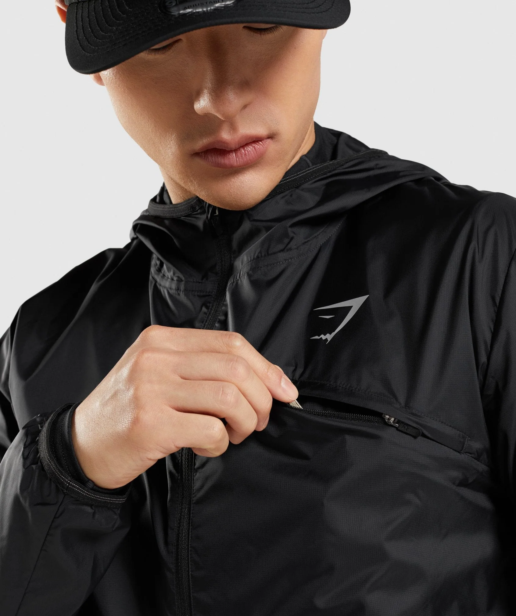 Gymshark Speed Jacket - Black - Image 6