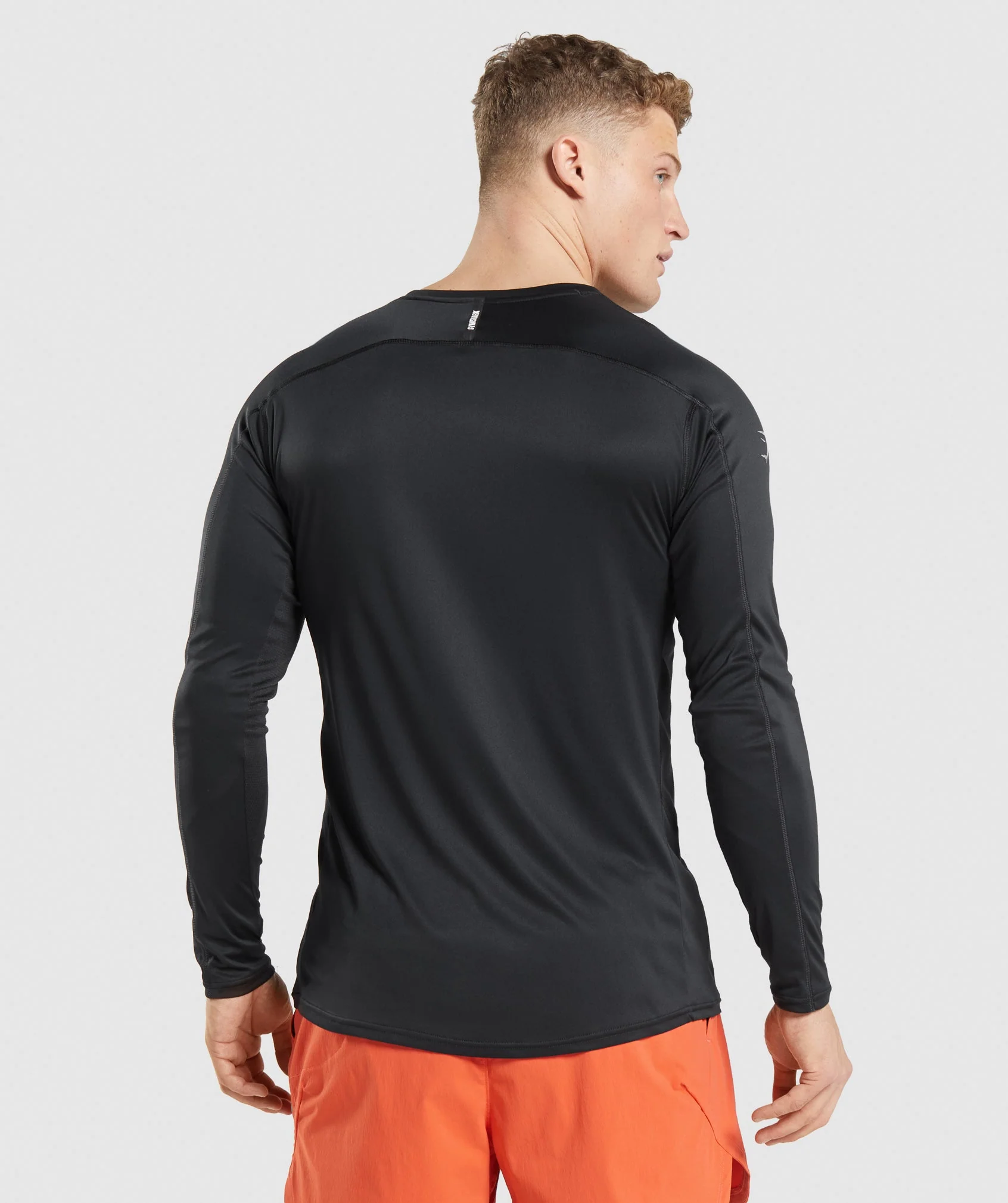 Gymshark Speed Evolve Long Sleeve T-Shirt - Black - Image 2