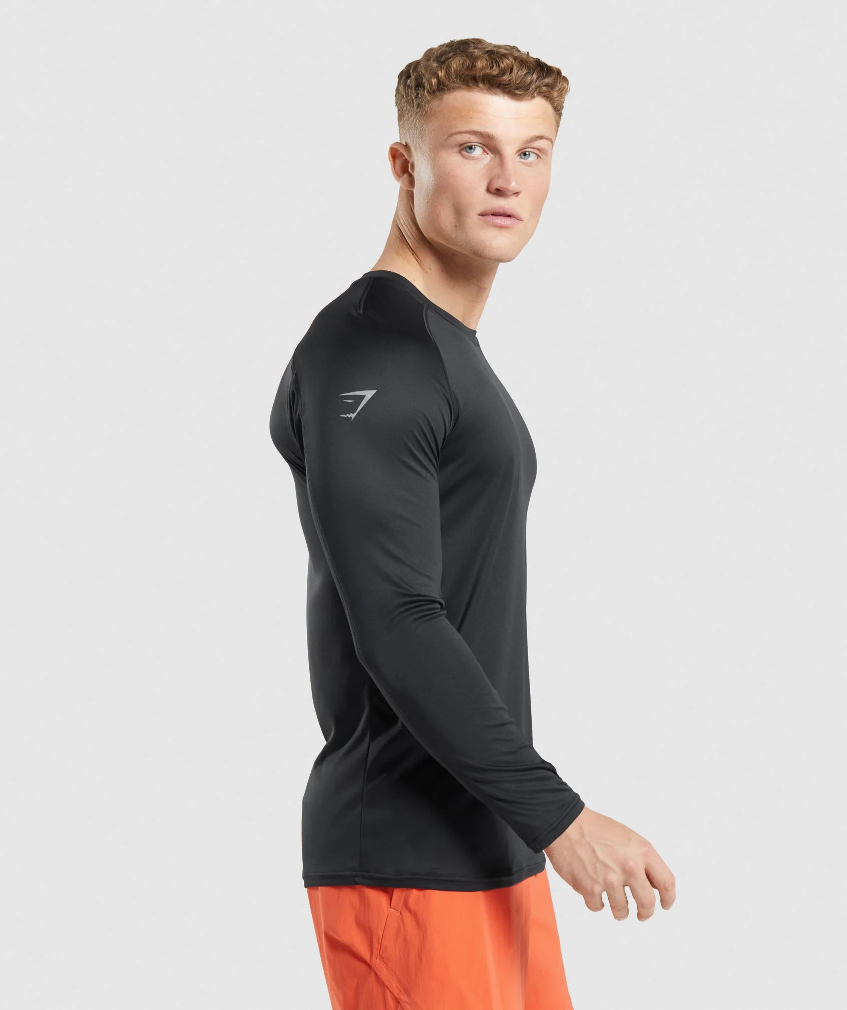 Gymshark Speed Evolve Long Sleeve T-Shirt - Black - Image 3