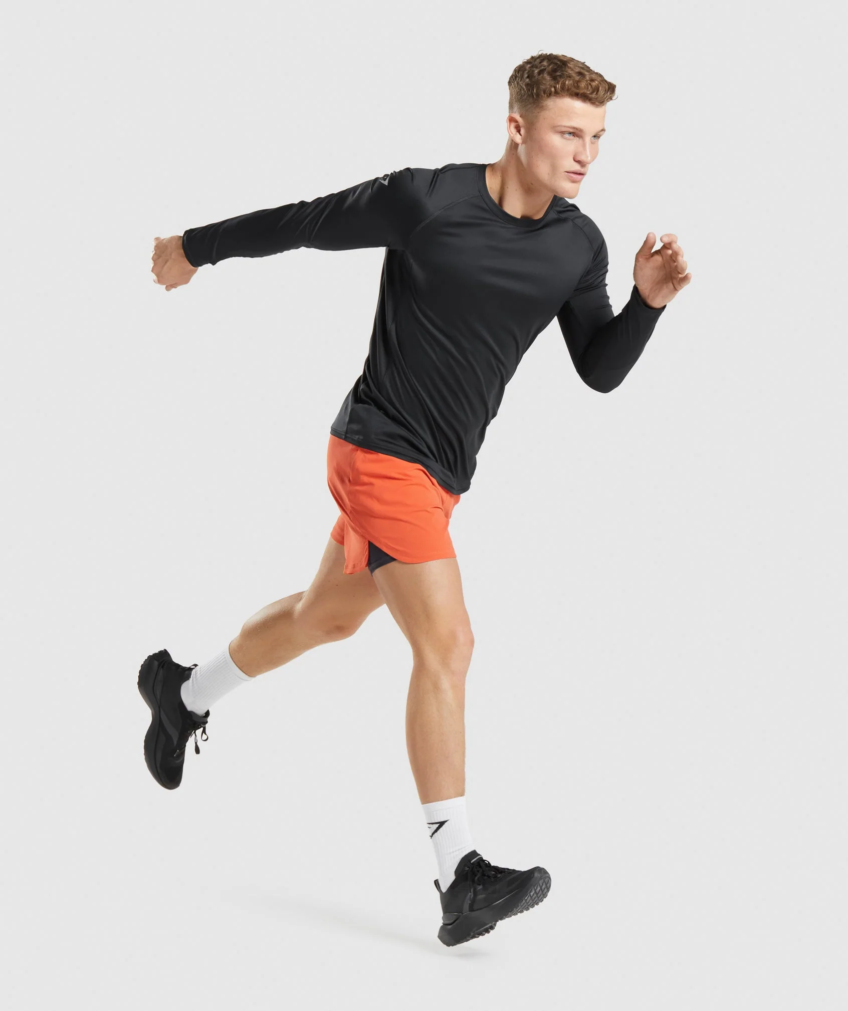 Gymshark Speed Evolve Long Sleeve T-Shirt - Black - Image 4