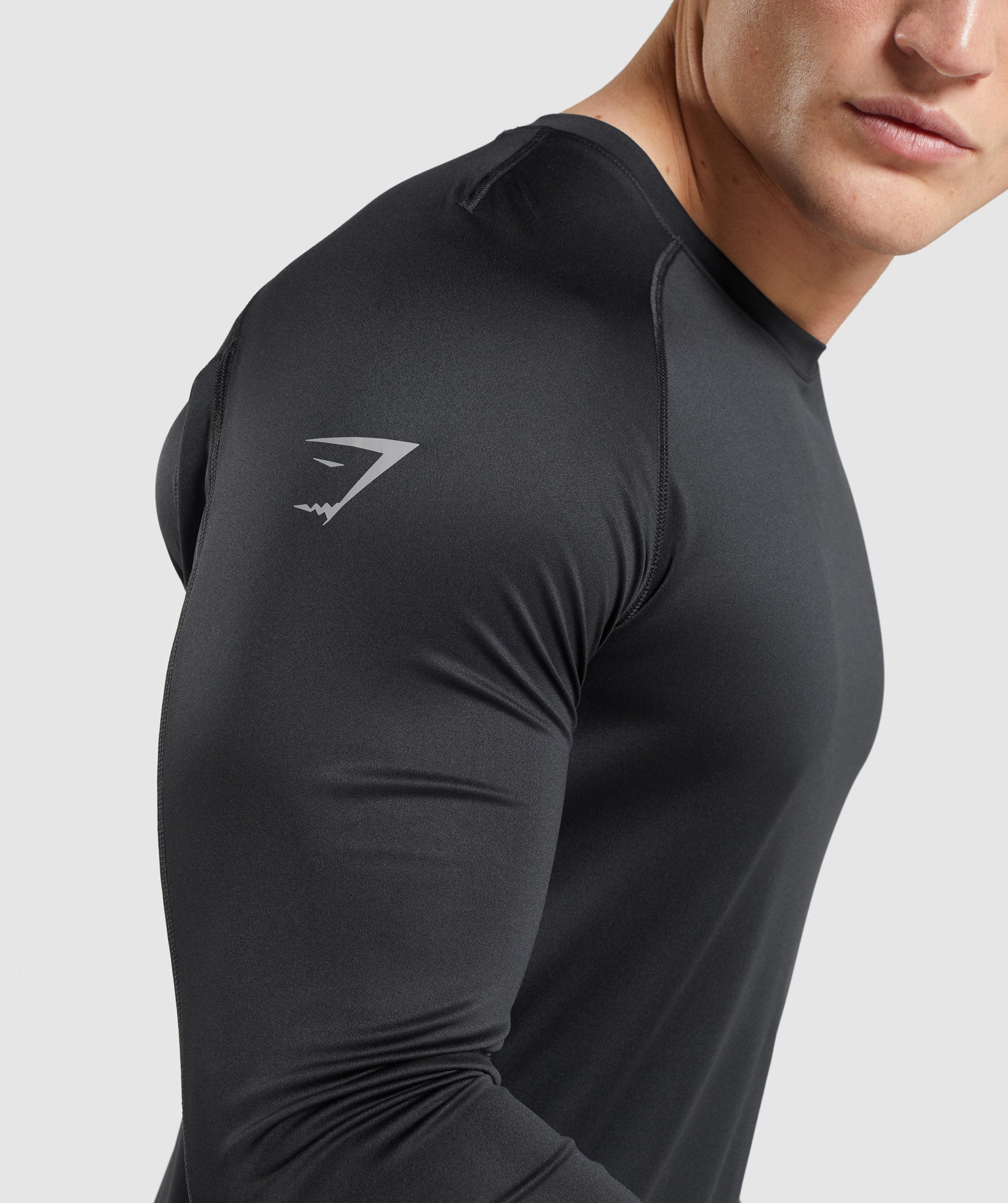 Gymshark Speed Evolve Long Sleeve T-Shirt - Black - Image 5
