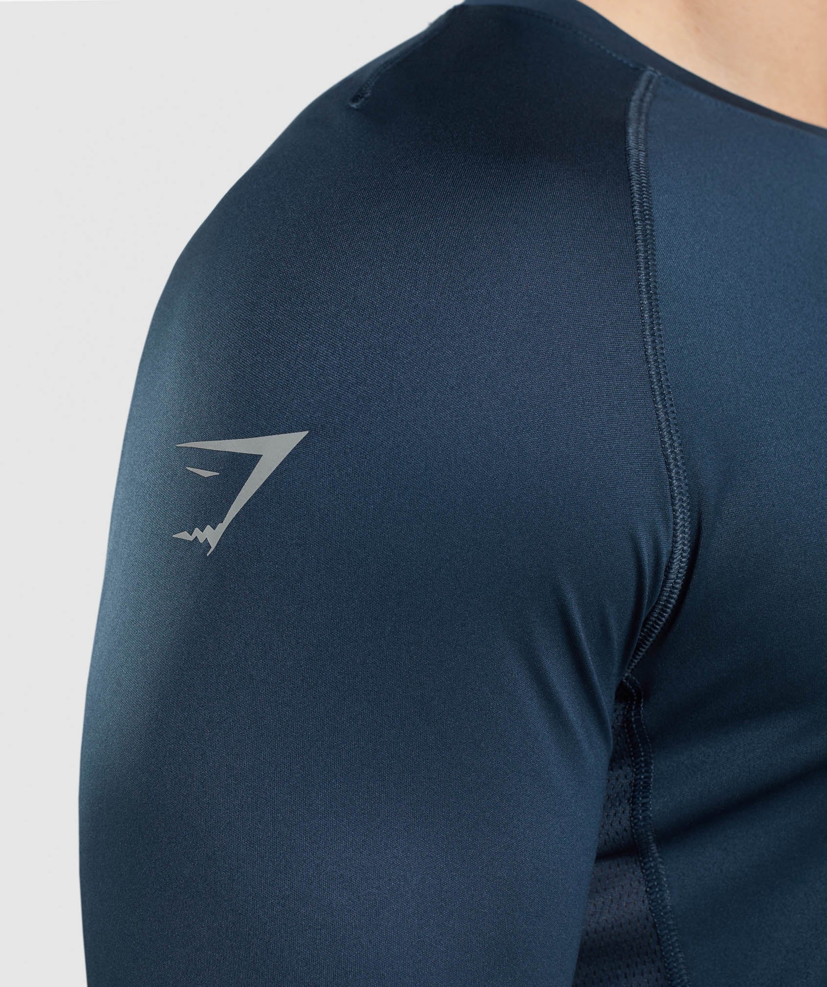 Gymshark Speed Evolve Long Sleeve T-Shirt - Navy - Image 6