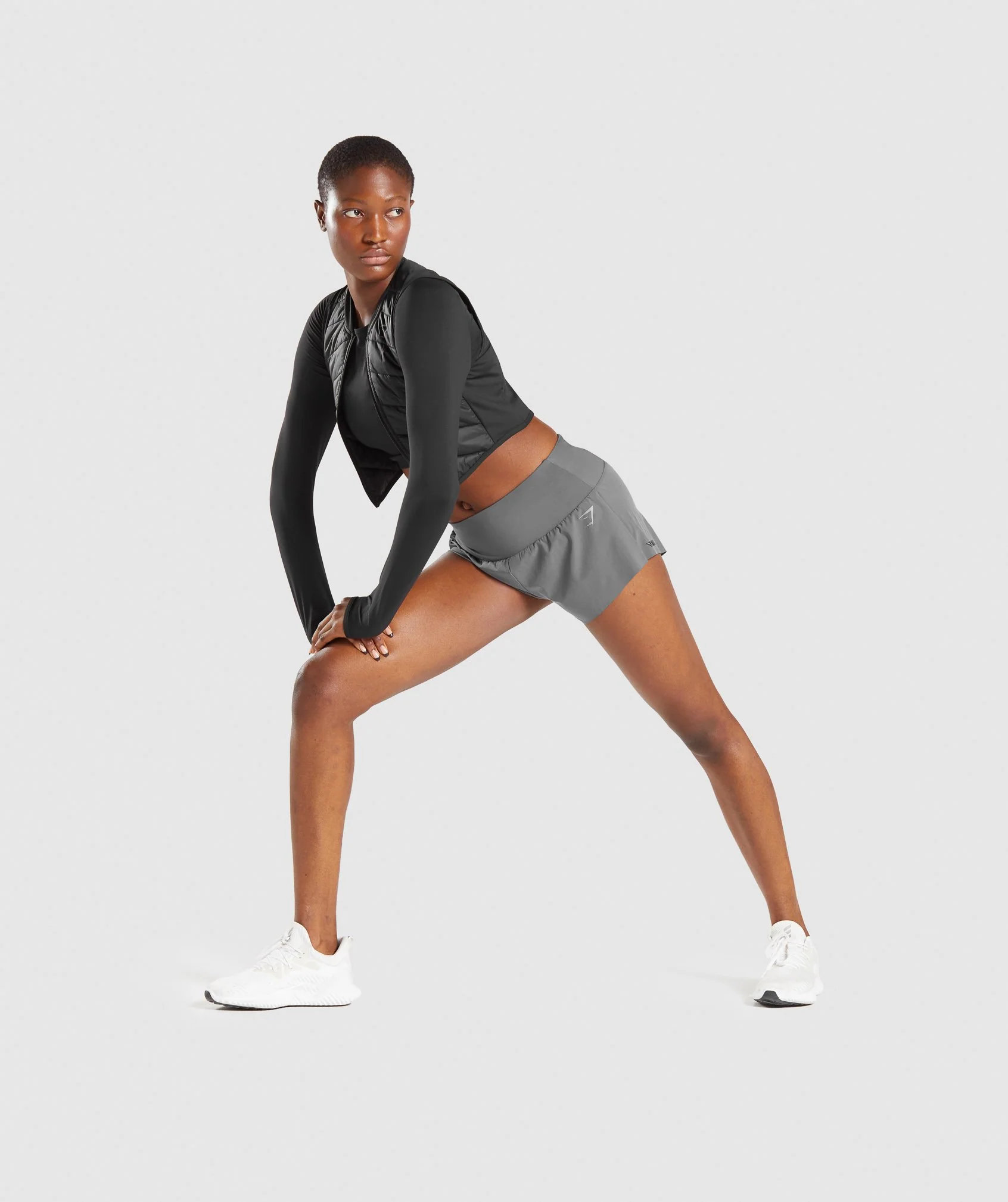Gymshark Speed Shorts - Charcoal - Image 3