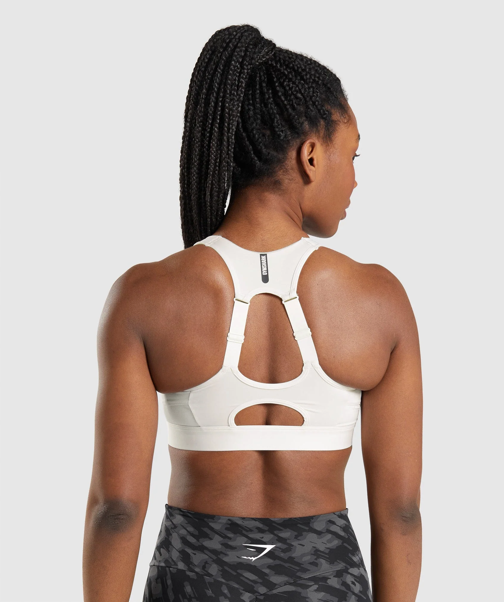 Gymshark Speed Sports Bra - Coconut White - Image 2