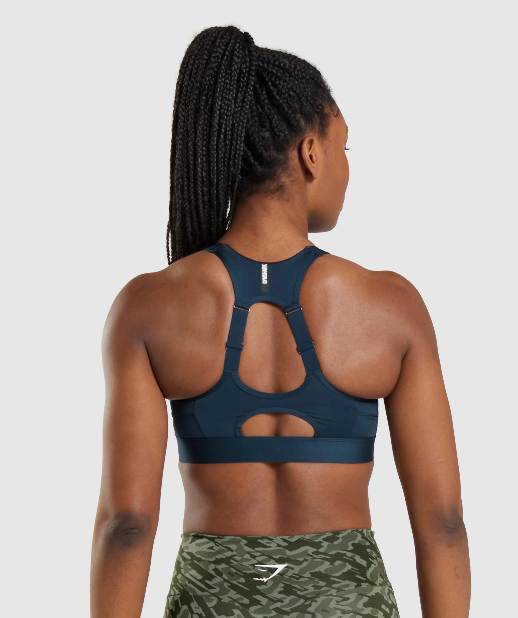 Gymshark Speed Sports Bra - Navy - Image 2