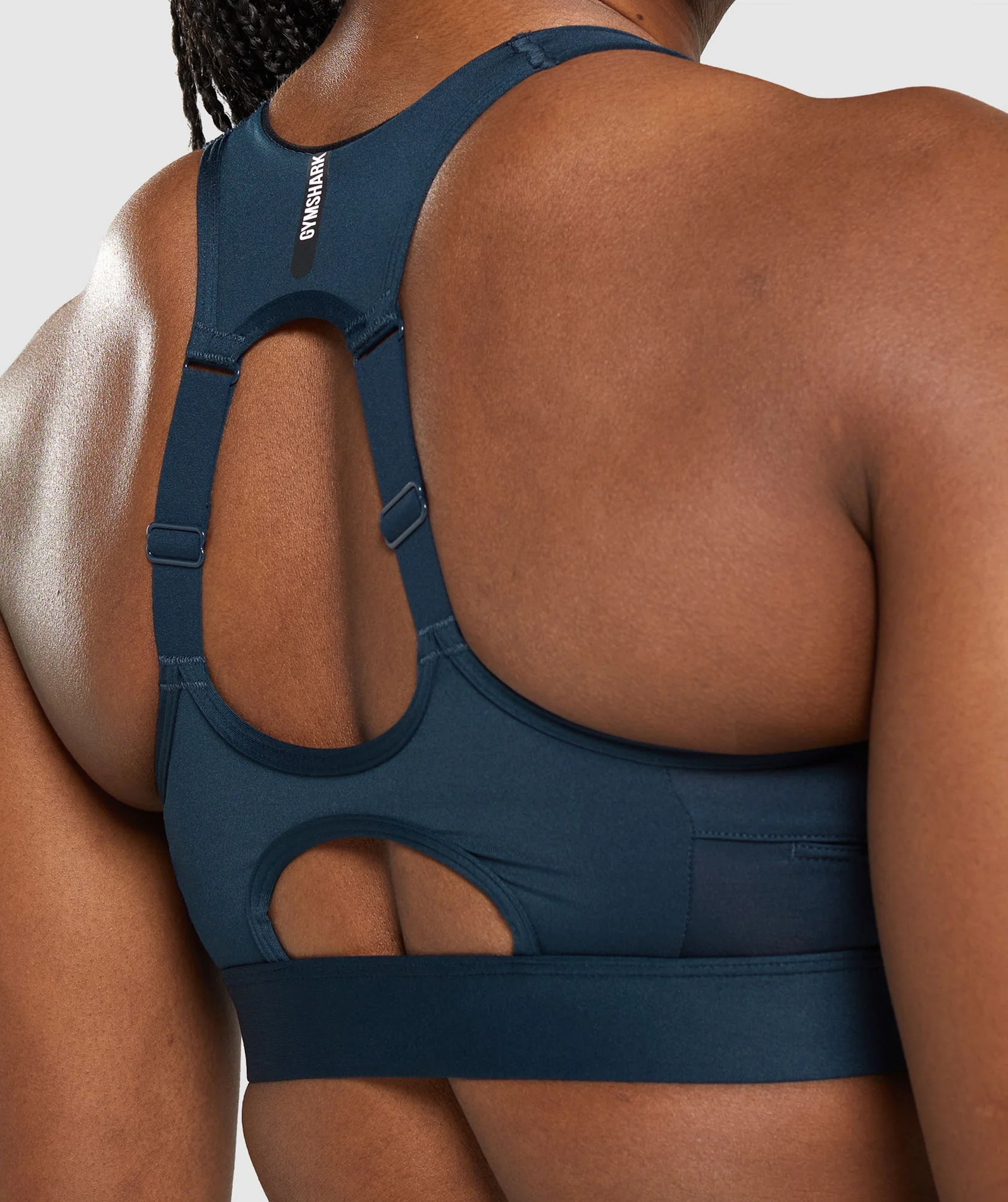 Gymshark Speed Sports Bra - Navy - Image 5