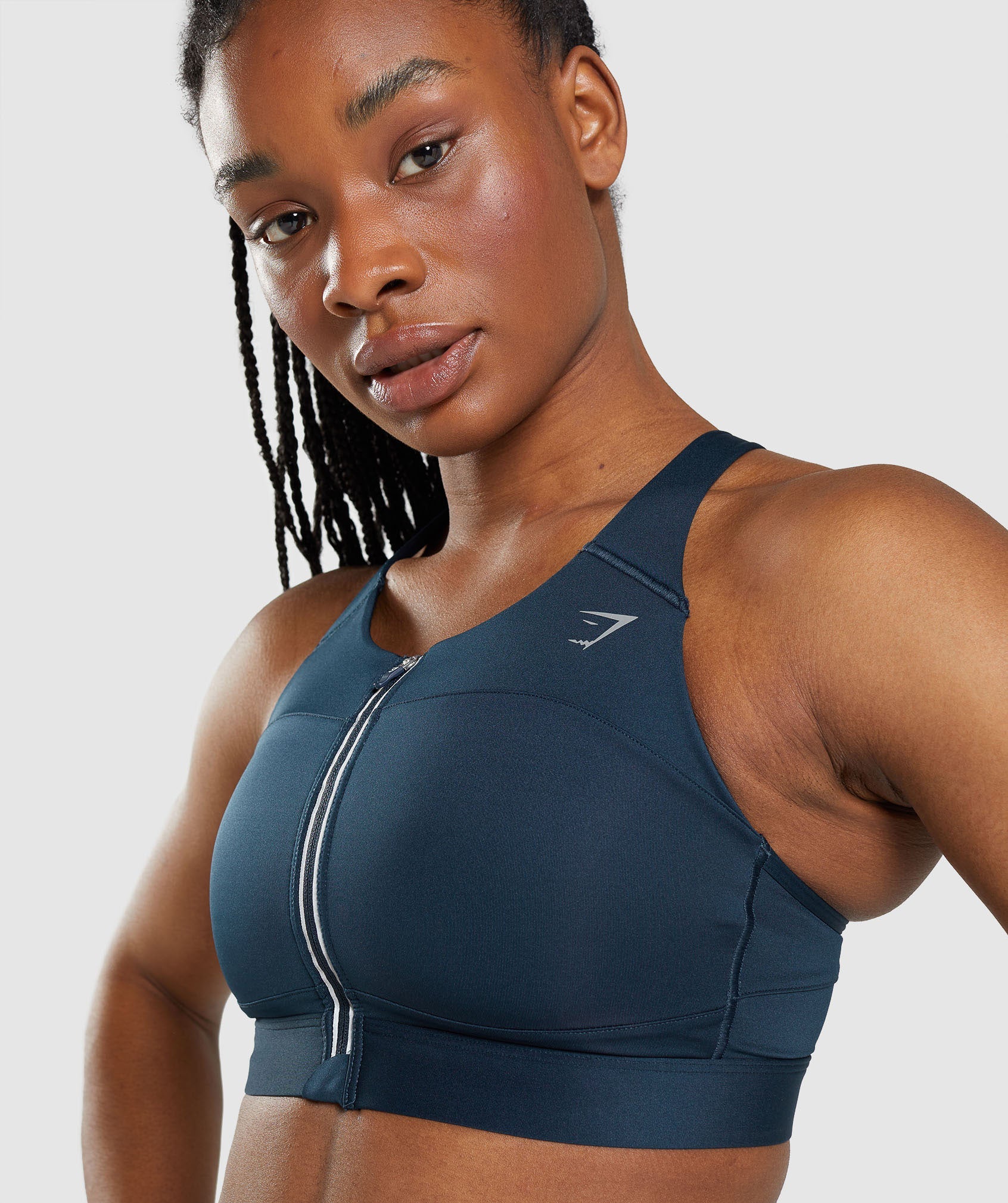 Gymshark Speed Sports Bra - Navy - Image 6